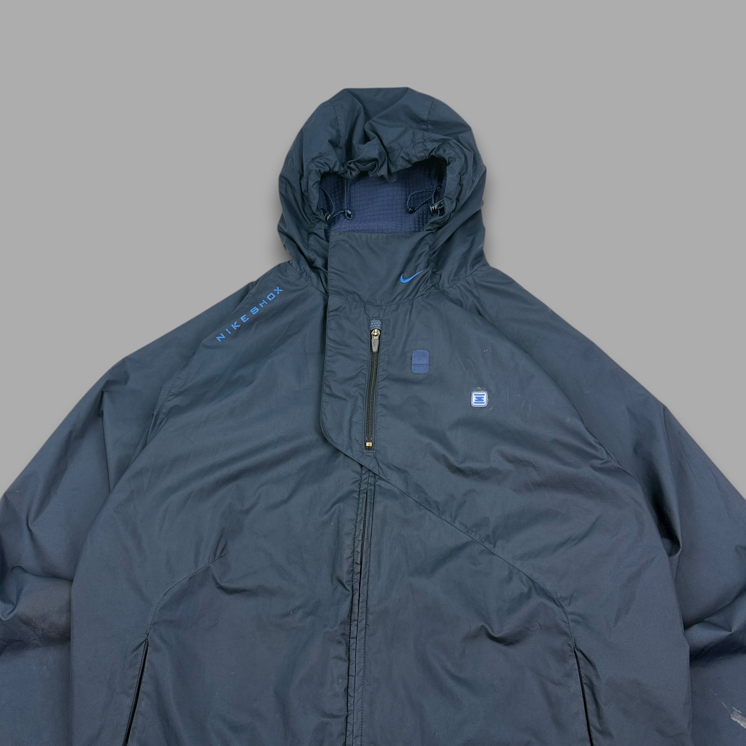 Nike shox 2000's technical zip up softshell jacket (L)