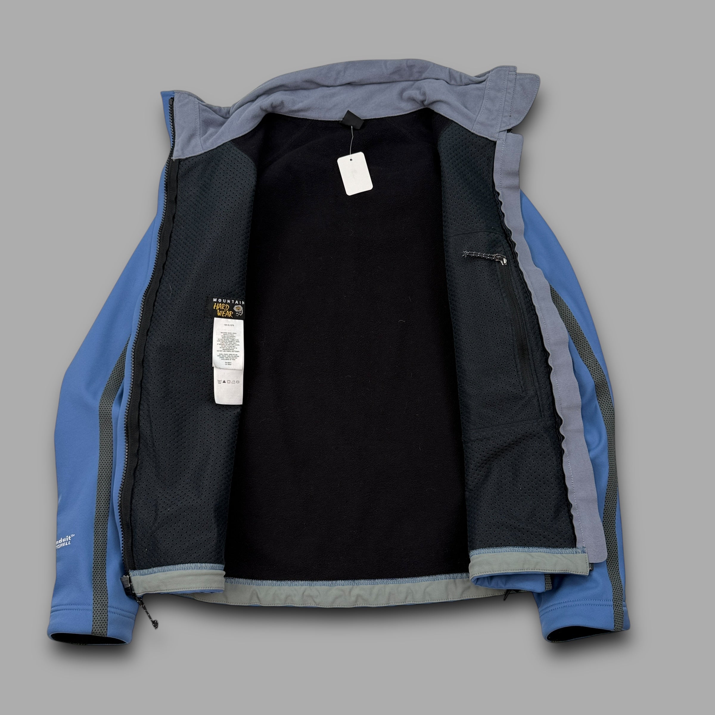 Mountain hardwear 2000's technical taped seams conduit softshell jacket (S)