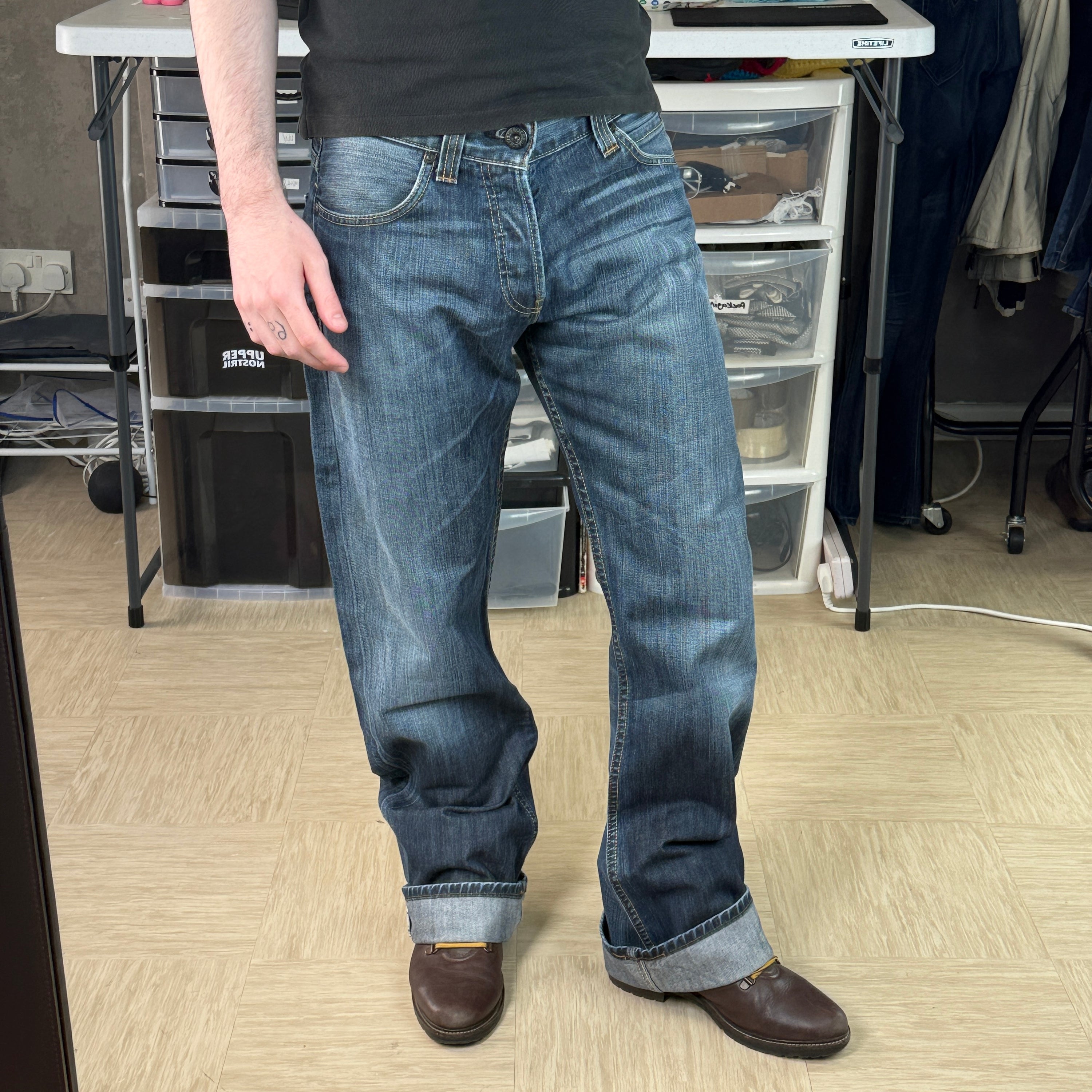 Levi's 512 2000's relaxed fit denim bootcut jeans (S)
