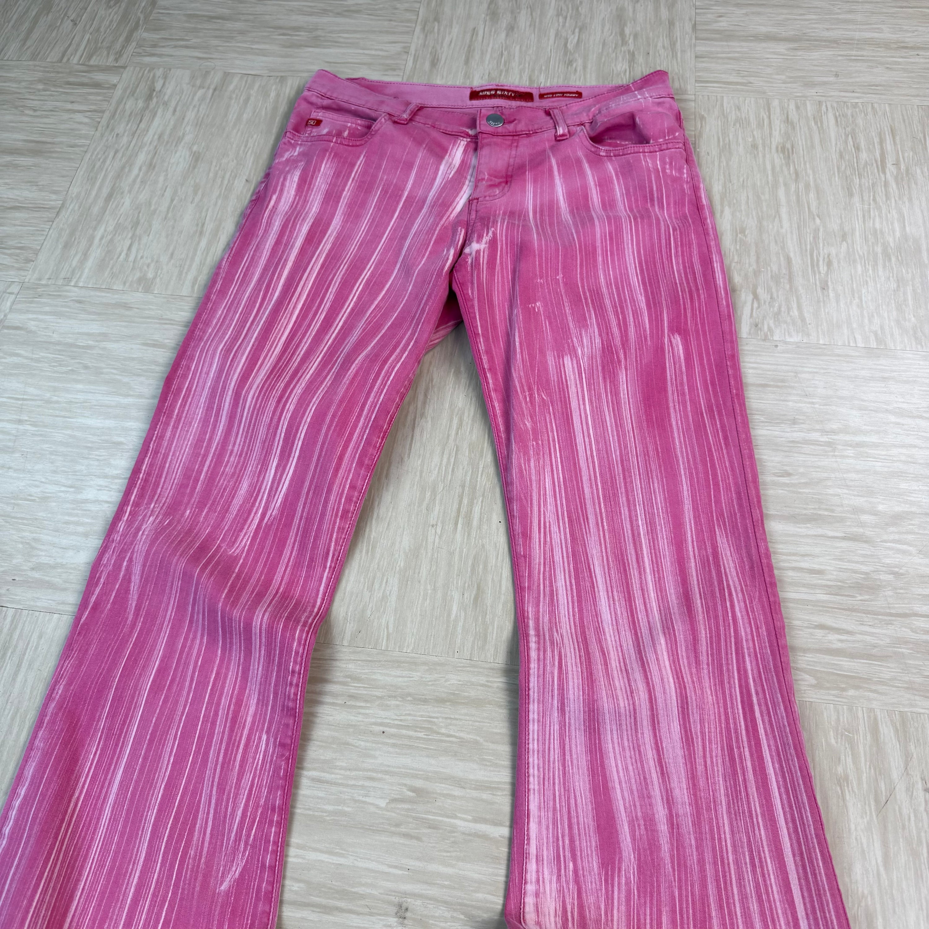 Miss sixty 2000's mid low tommy flared jeans (S)