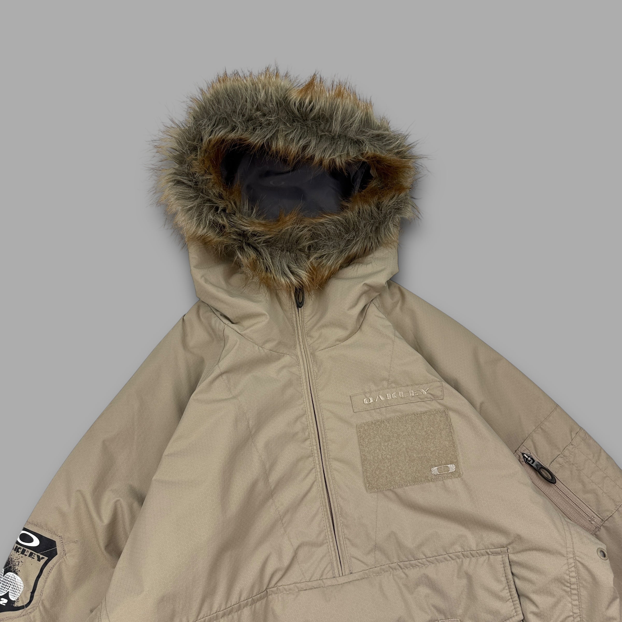 Oakley 2006 technical half zip nylon shell jacket (M)