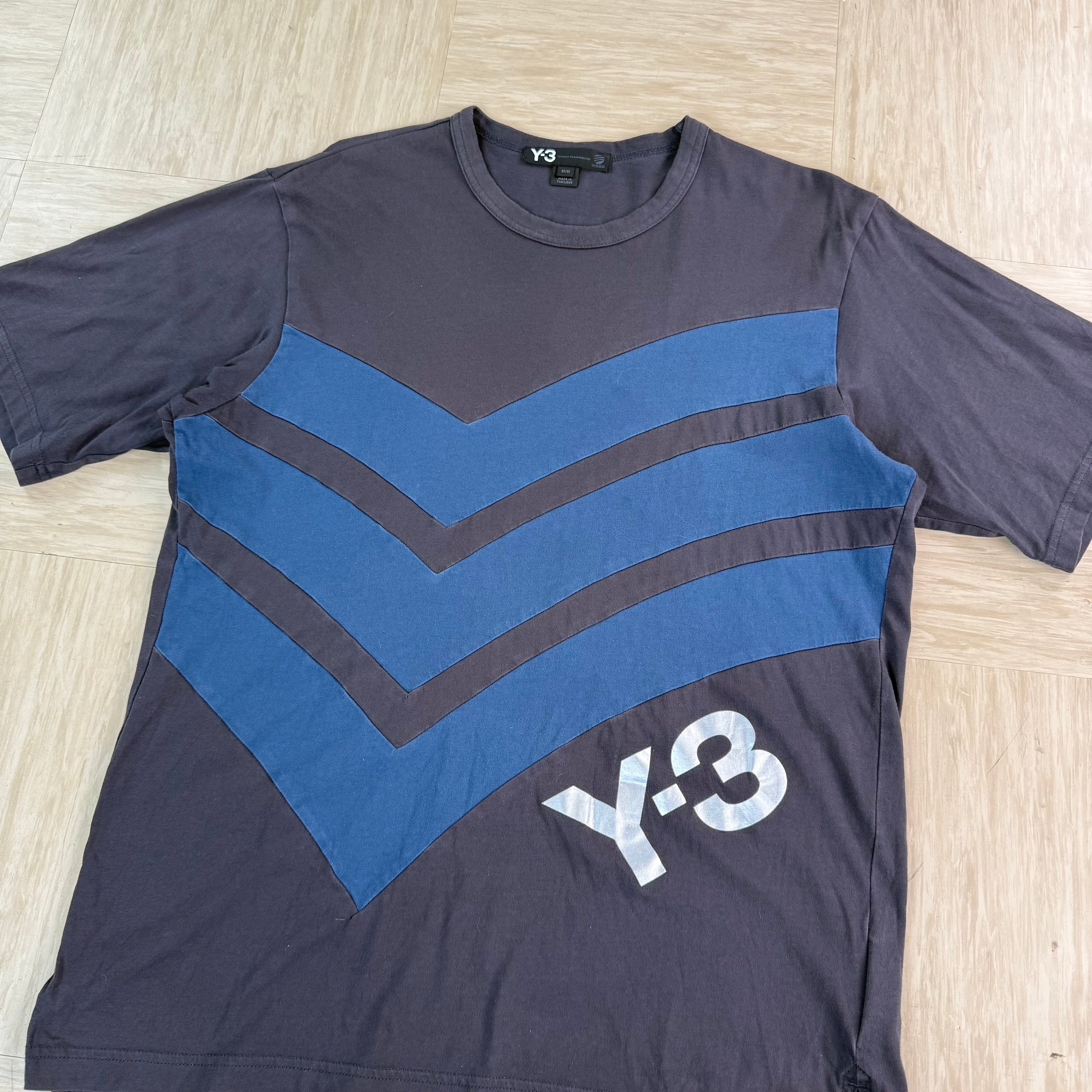 Adidas x Yohji Yamamoto 2015 graphic panelled spellout tee (M)