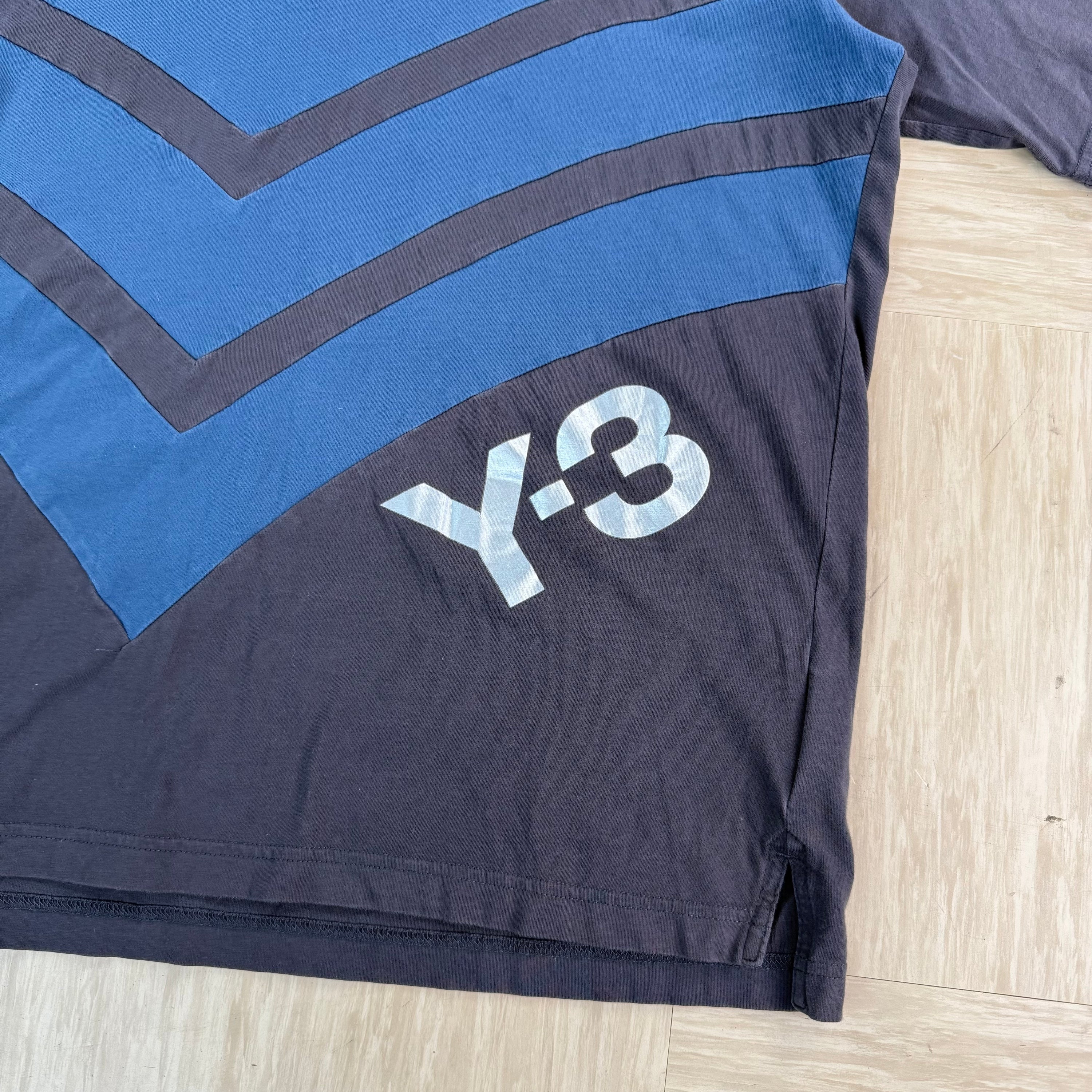 Adidas x Yohji Yamamoto 2015 graphic panelled spellout tee (M)