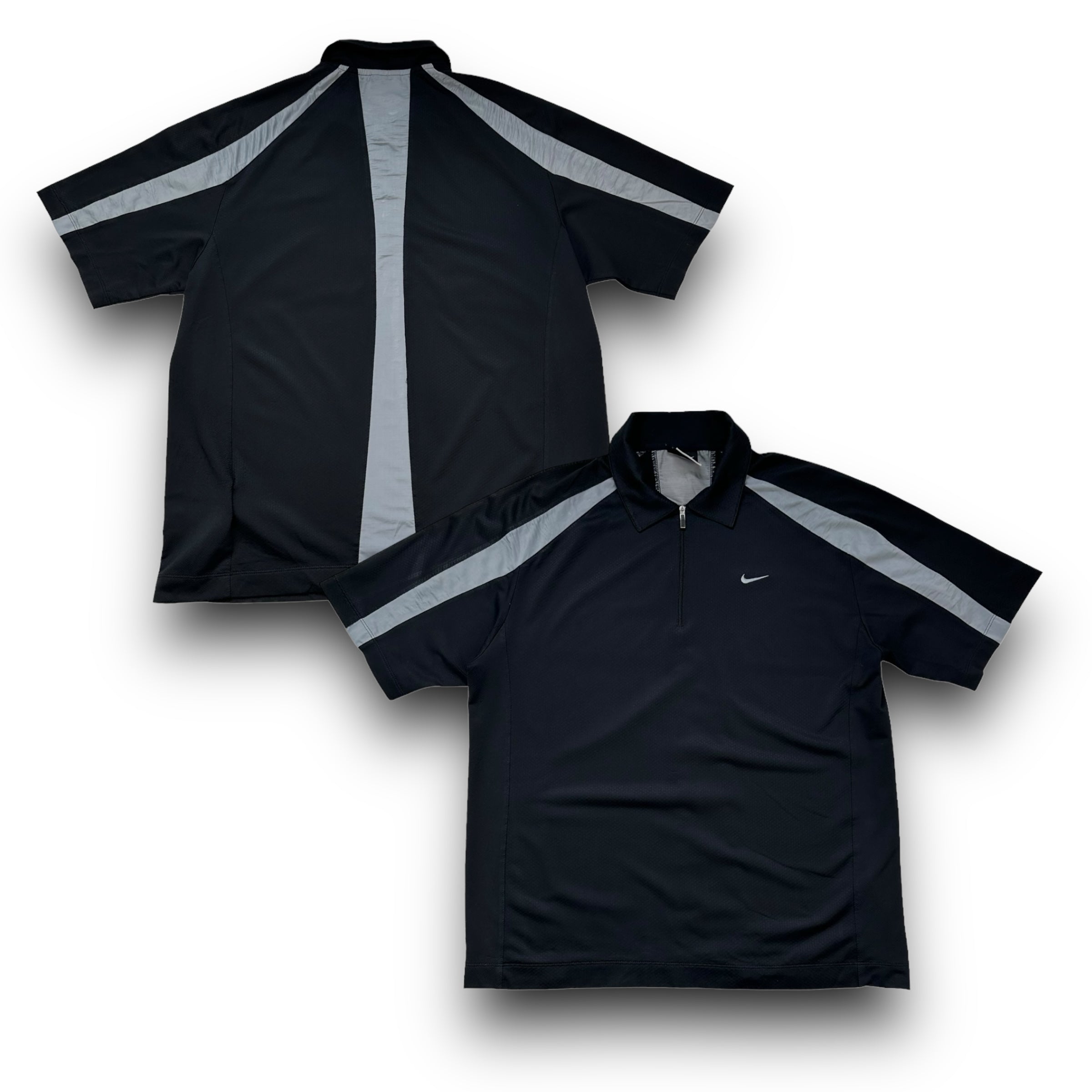 Nike 2000's technical articulated dri-fit golf polo shirt (M)