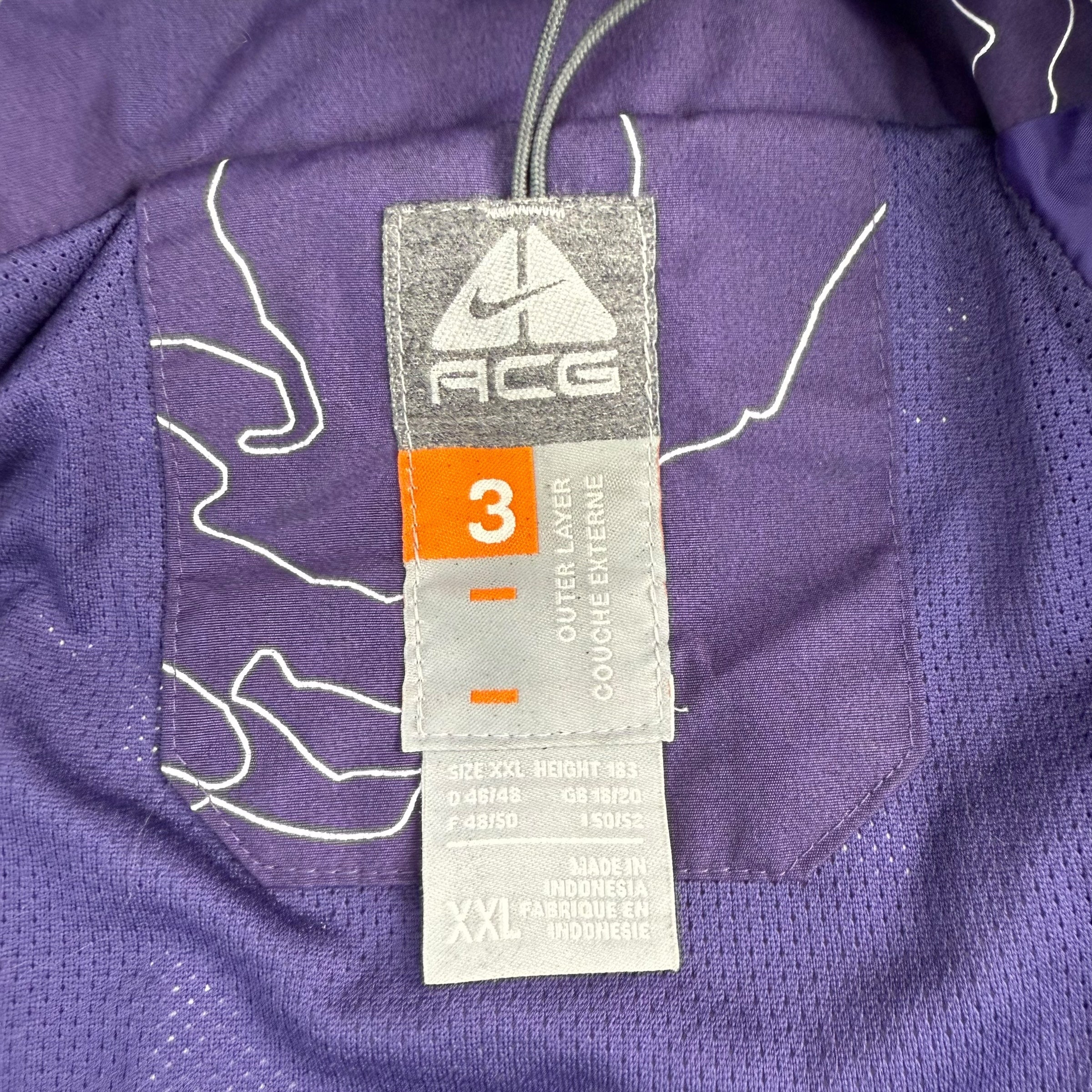 Nike ACG 2000's technical monogram shell jacket (XXL) wms