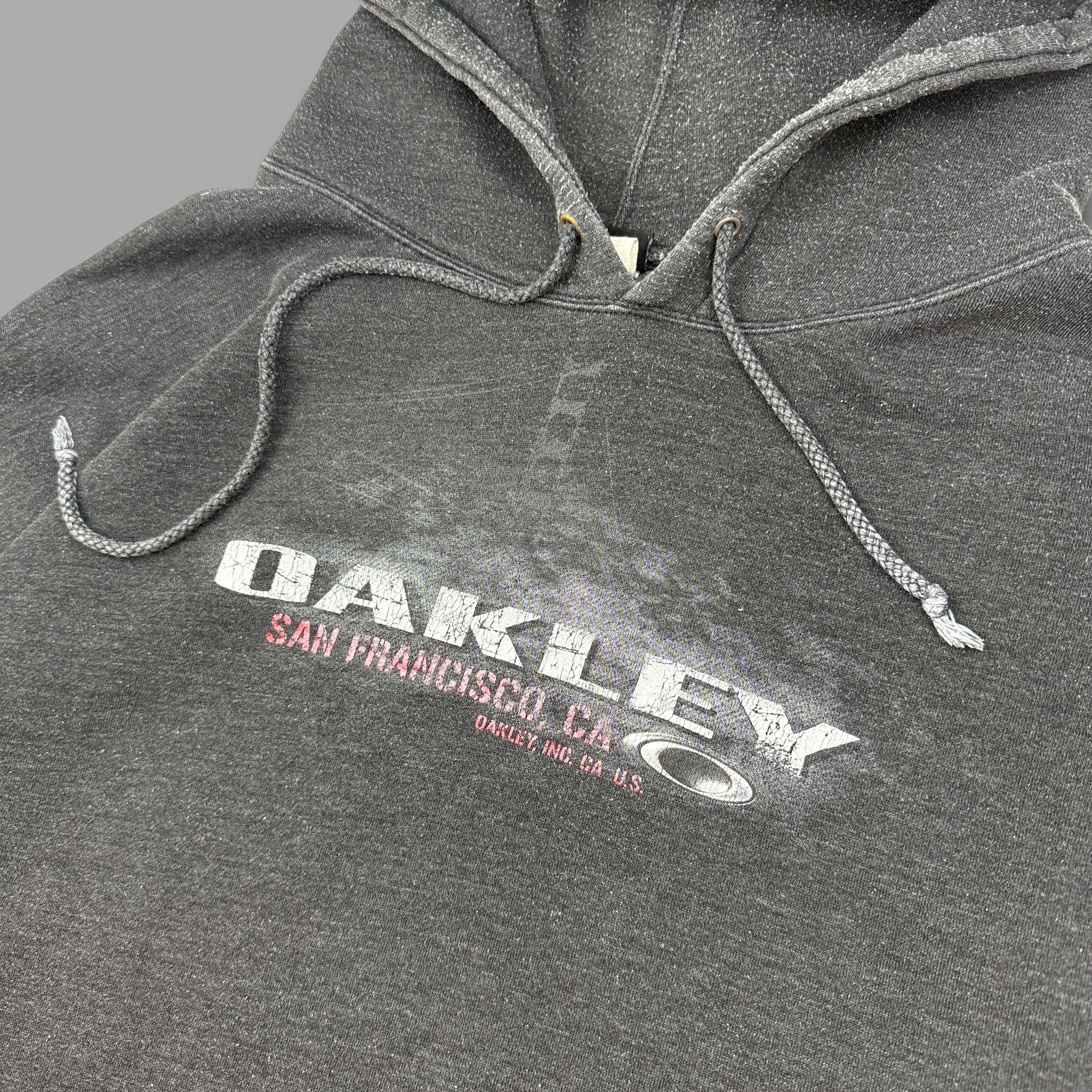 Oakley 2000's graphic spellout pullover hoodie (XXL)