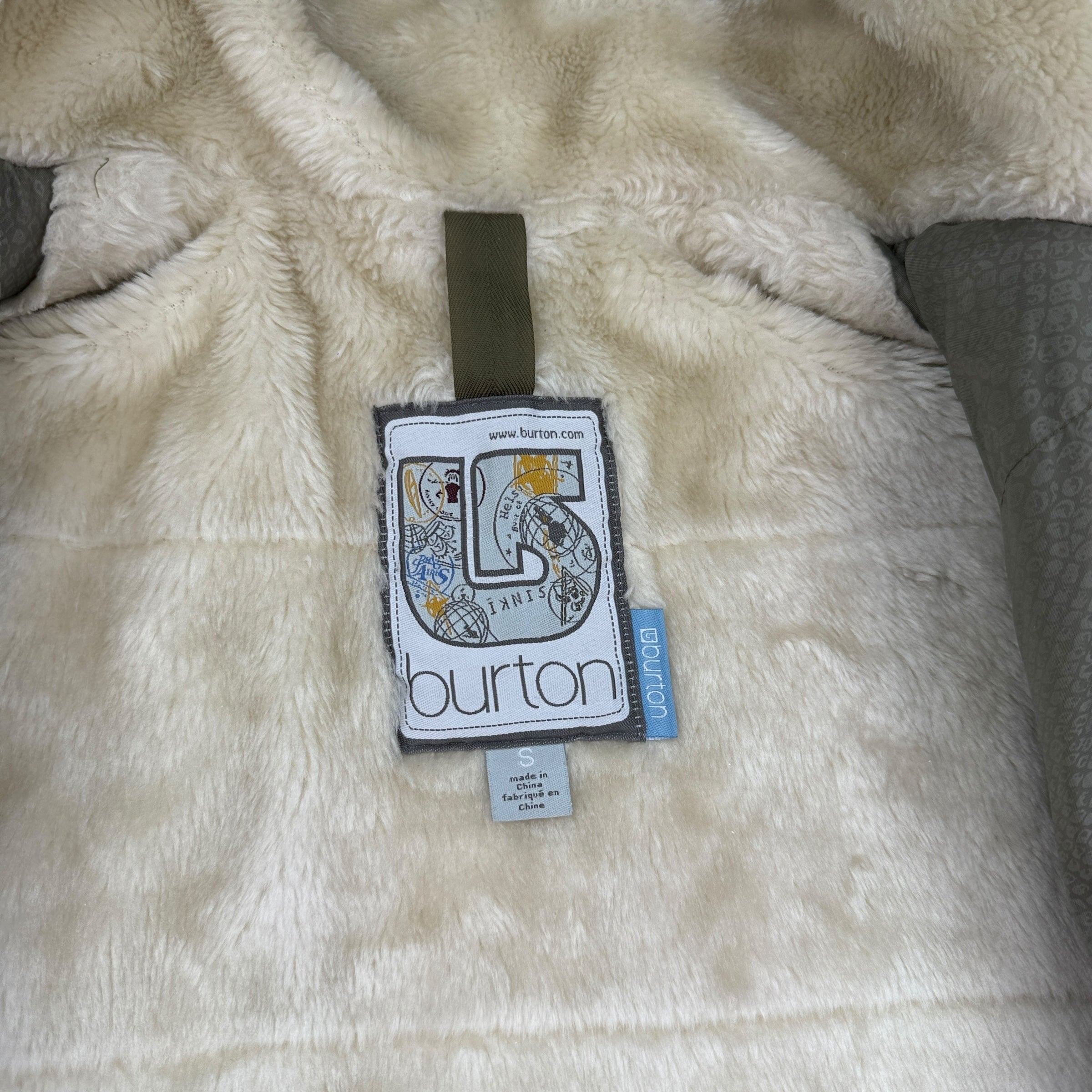 Burton 2000's technical plaid magnetic closure softshell ski jacket (S)