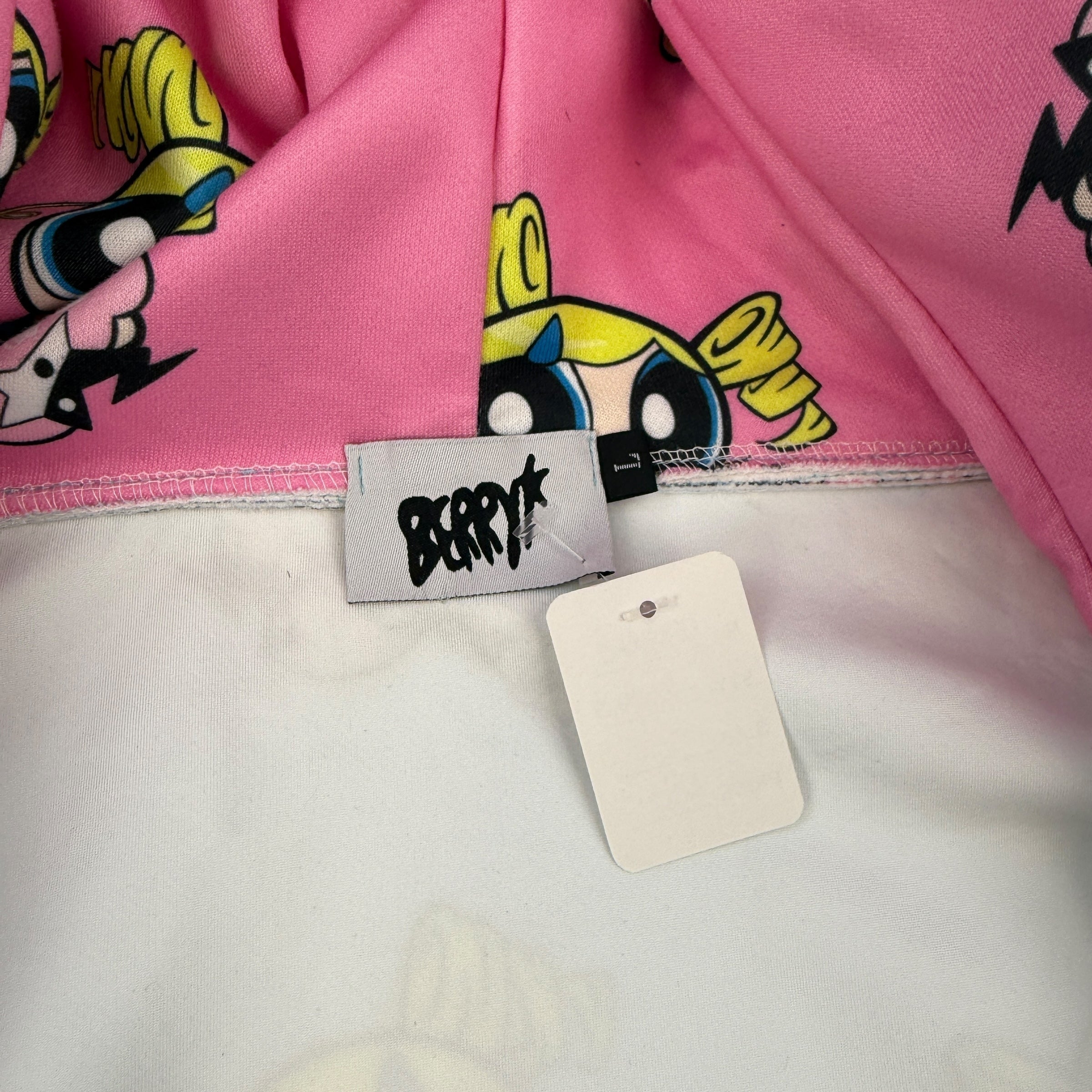 Berry's Japan full-zip monogram power puff girls hoodie (L)