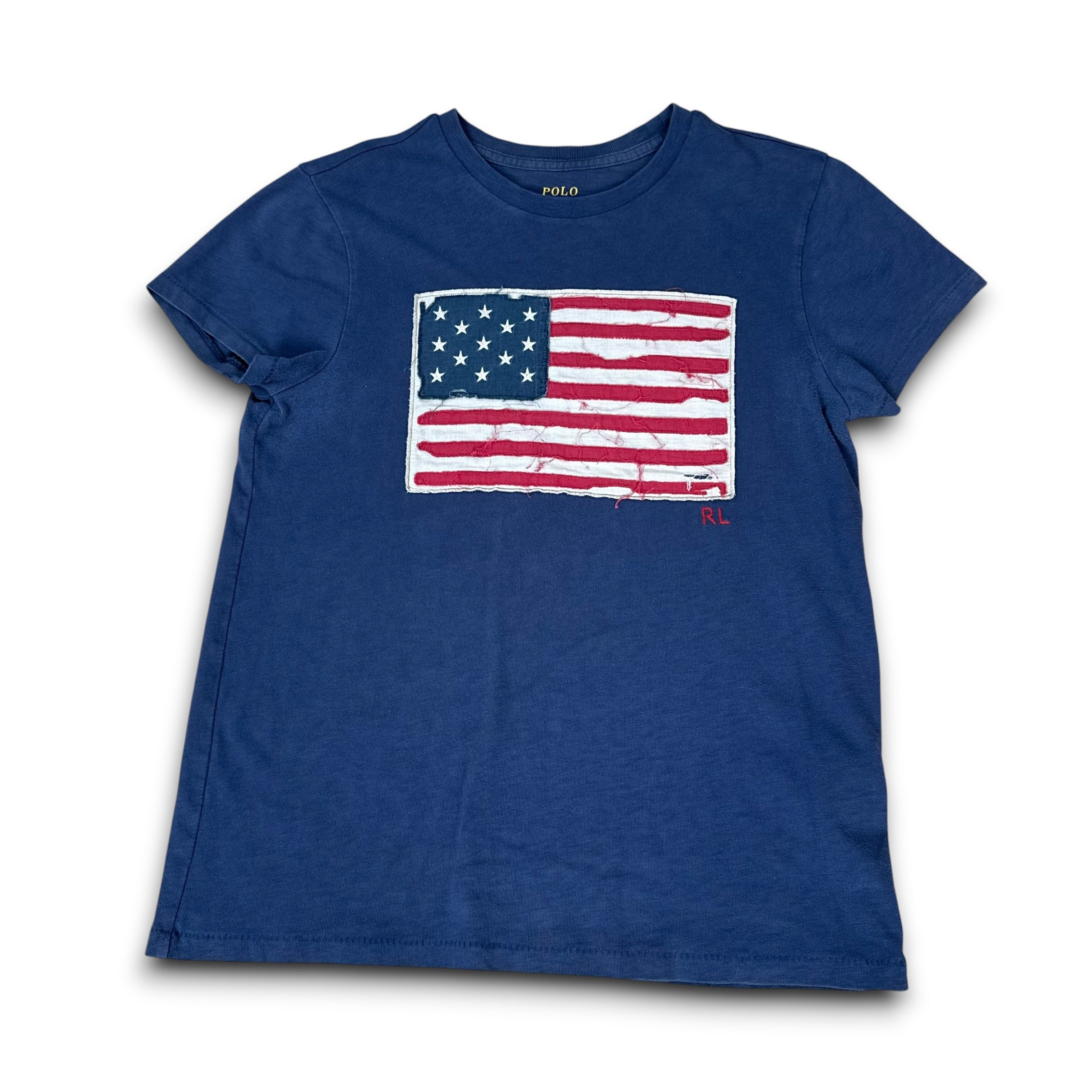 Ralph Lauren 2000's fitted USA flag tee (S)