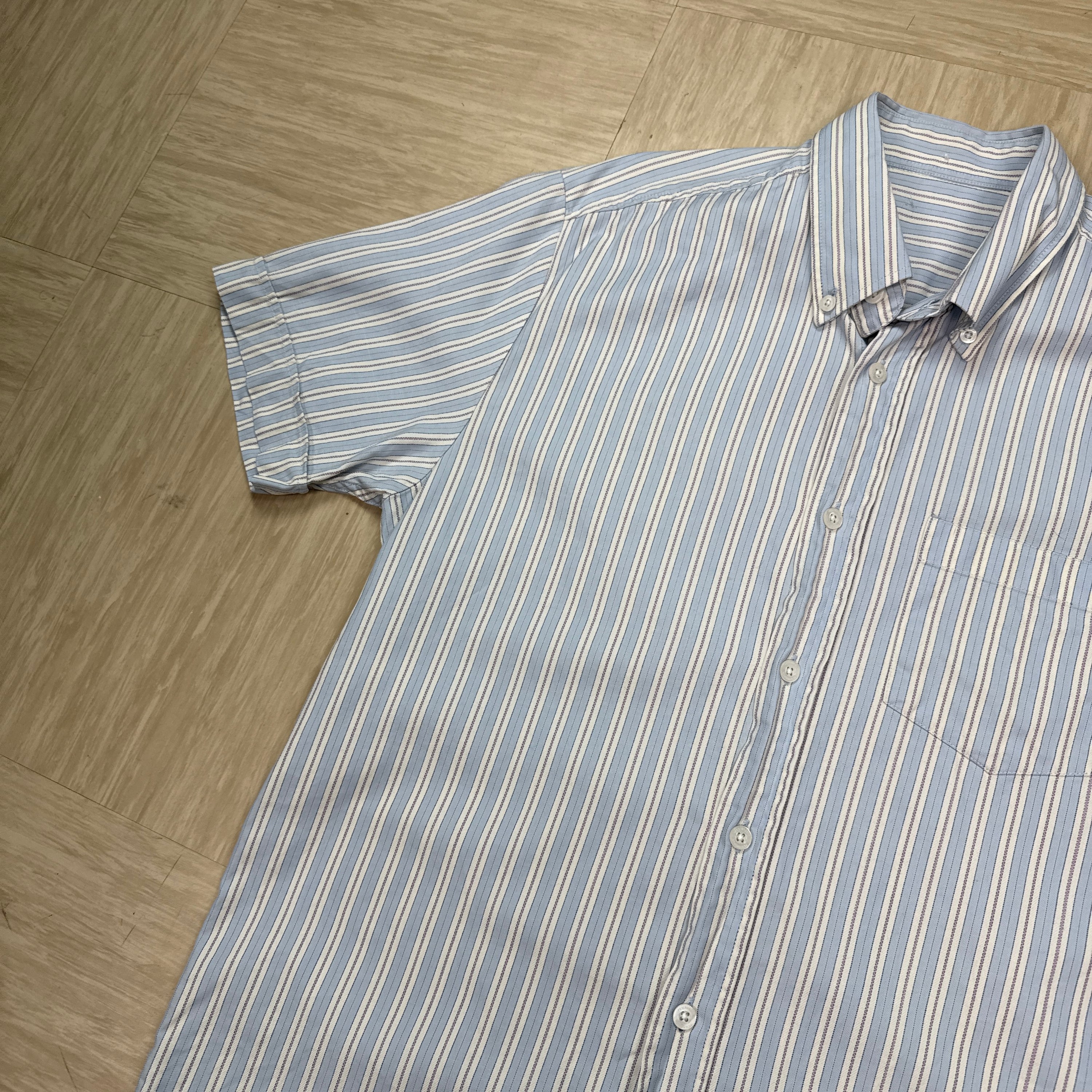 Peter werth button up striped shirt (S)