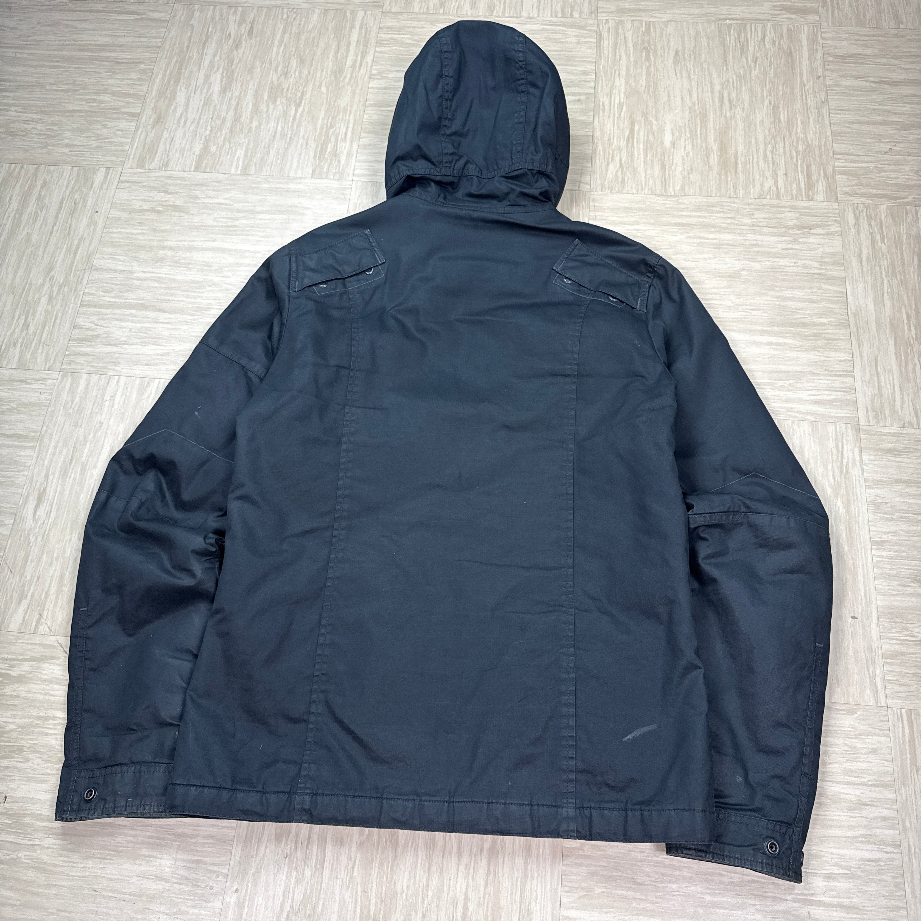 Gstar RAW 2000's technical full zip balaclava style cargo jacket (M)