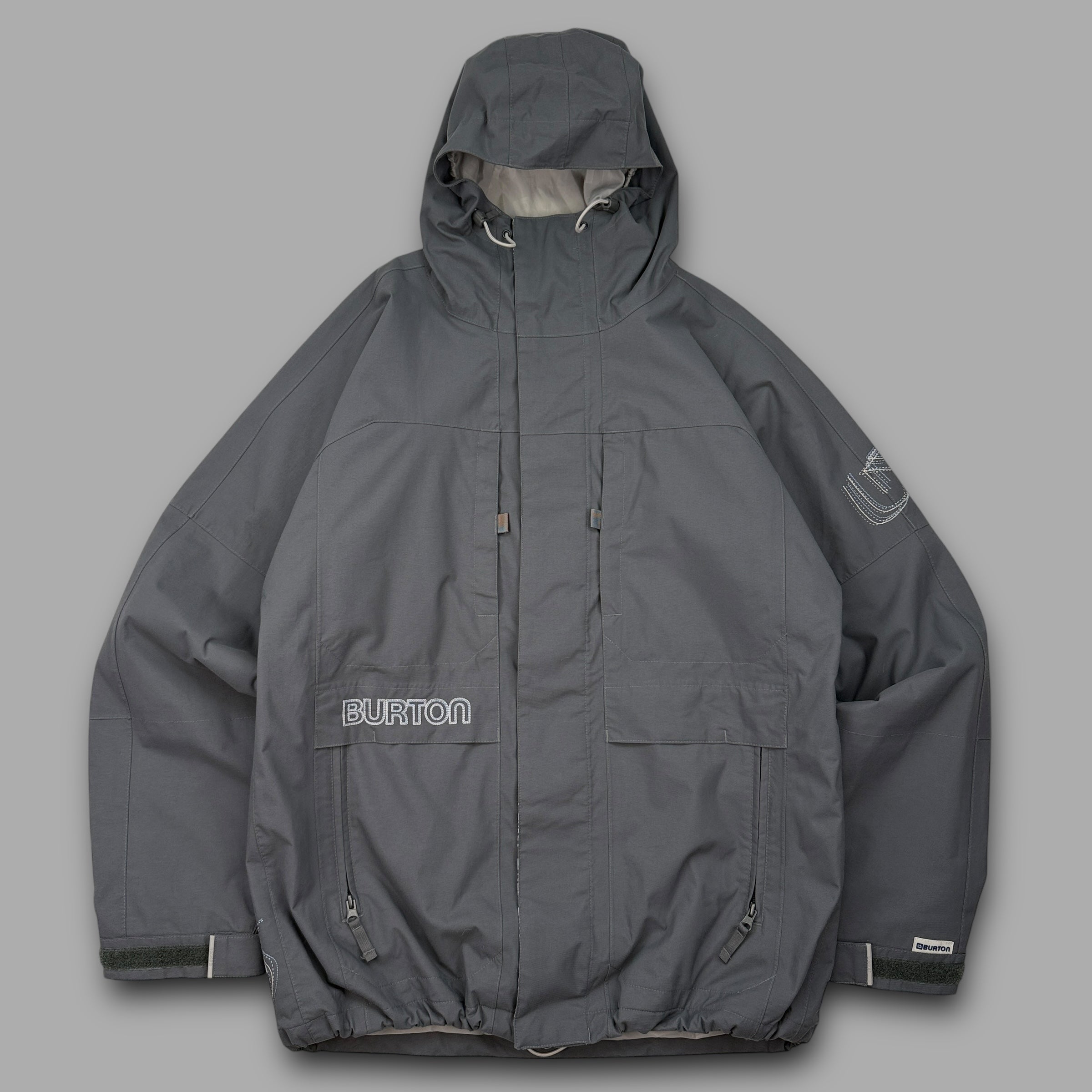Burton 2000's technical multi-pocket softshell ski jacket (M-L)