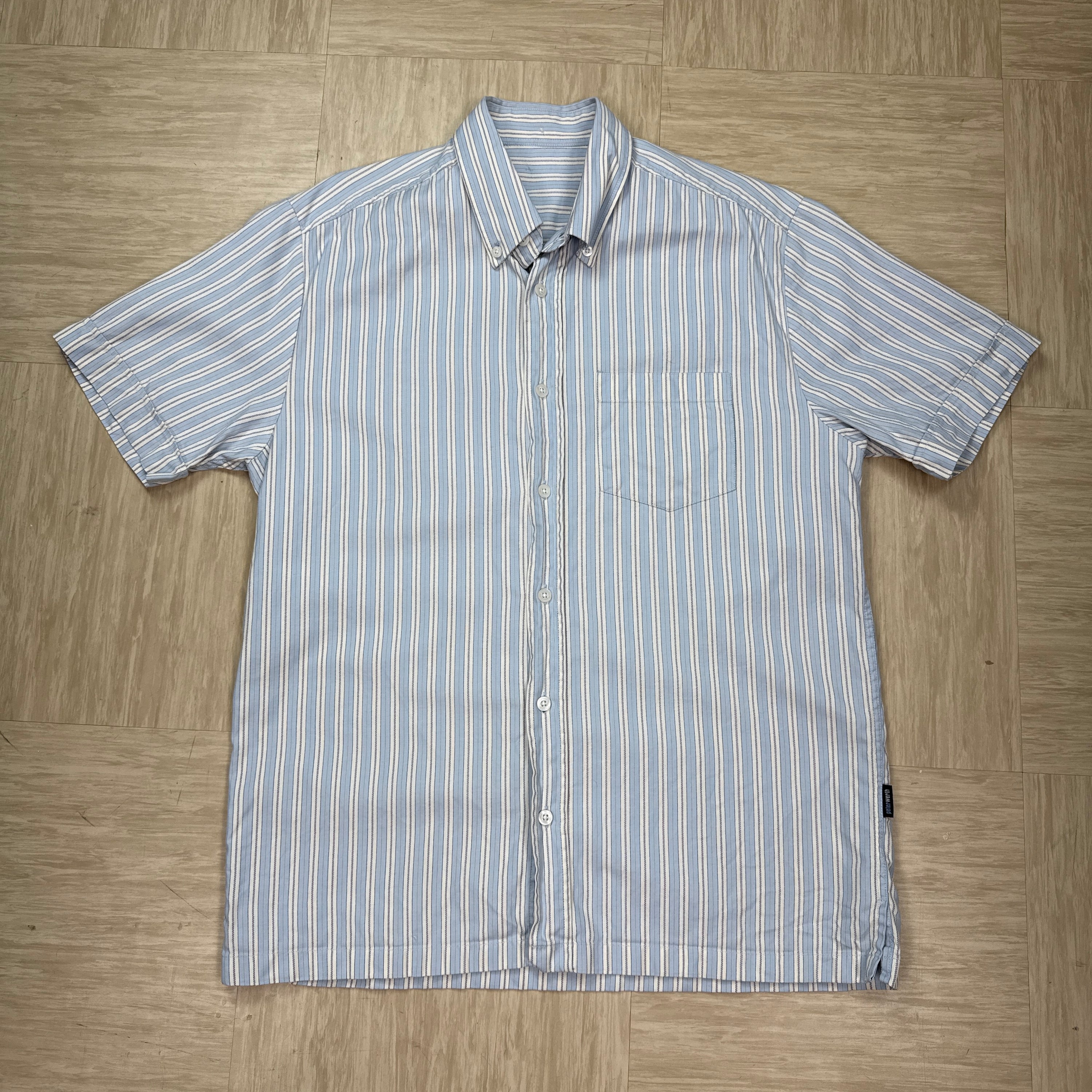 Peter werth button up striped shirt (S)