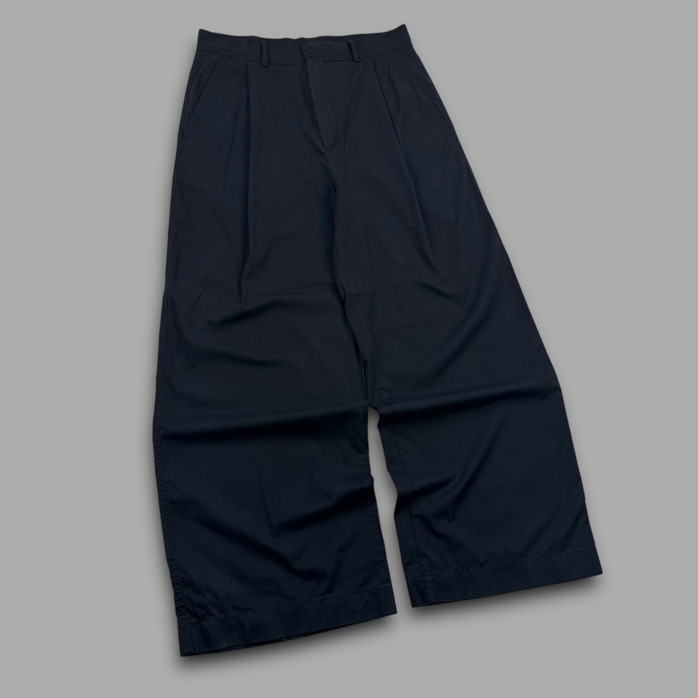 Massimo dutti 2000's pleated wide leg baggy trousers (S)