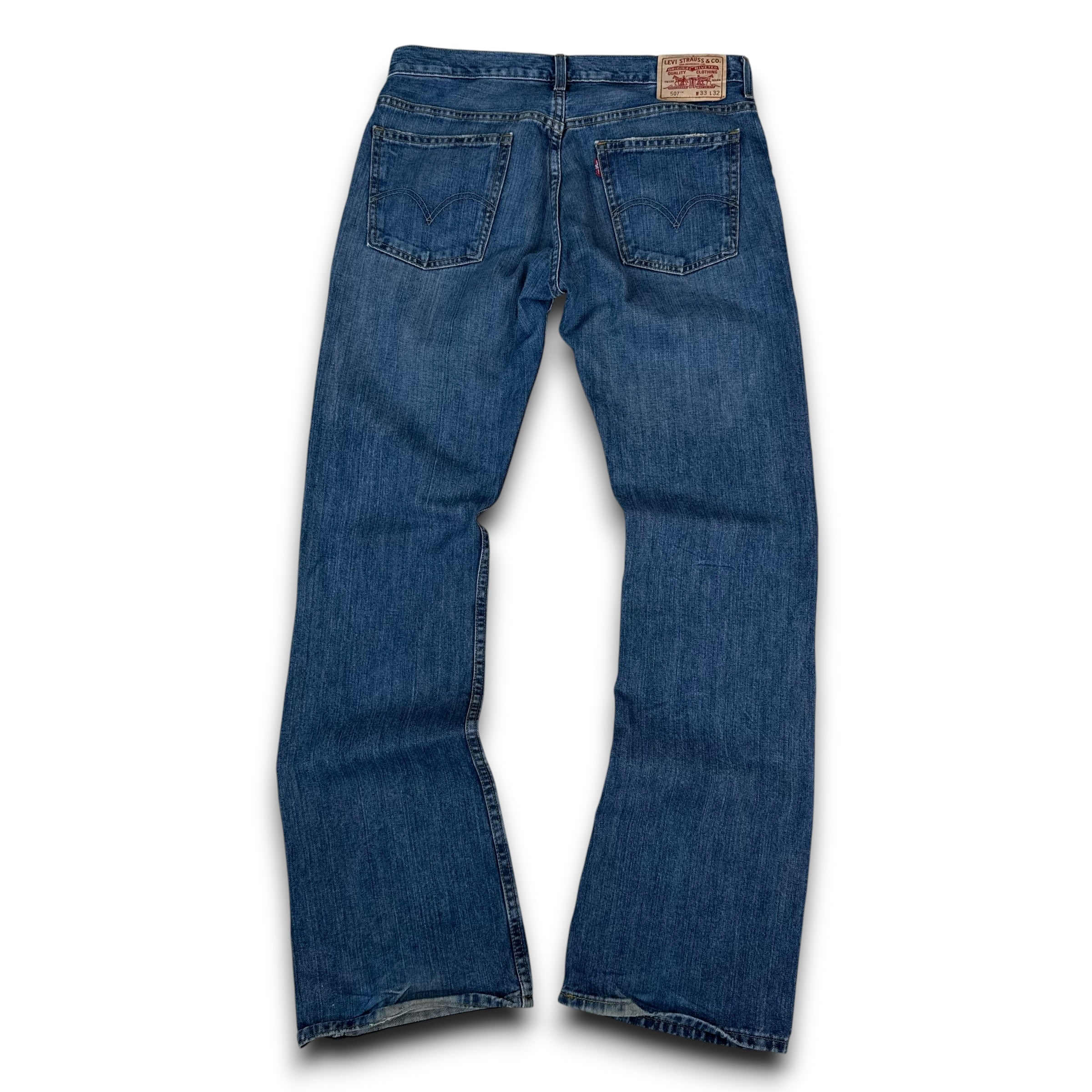 Levi's 507 2000's slim bootcut denim jeans (M)