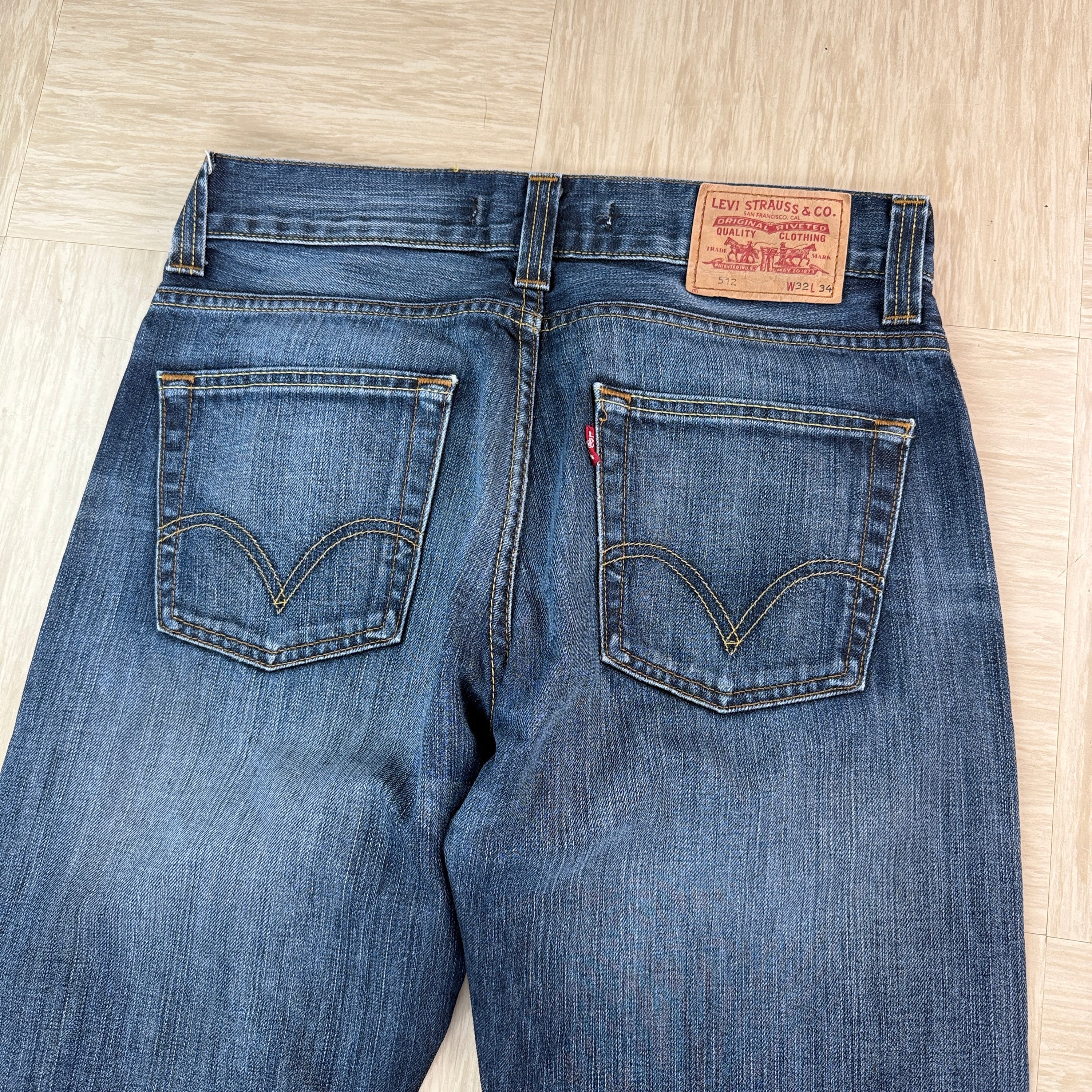 Levi's 512 2000's relaxed fit denim bootcut jeans (S)