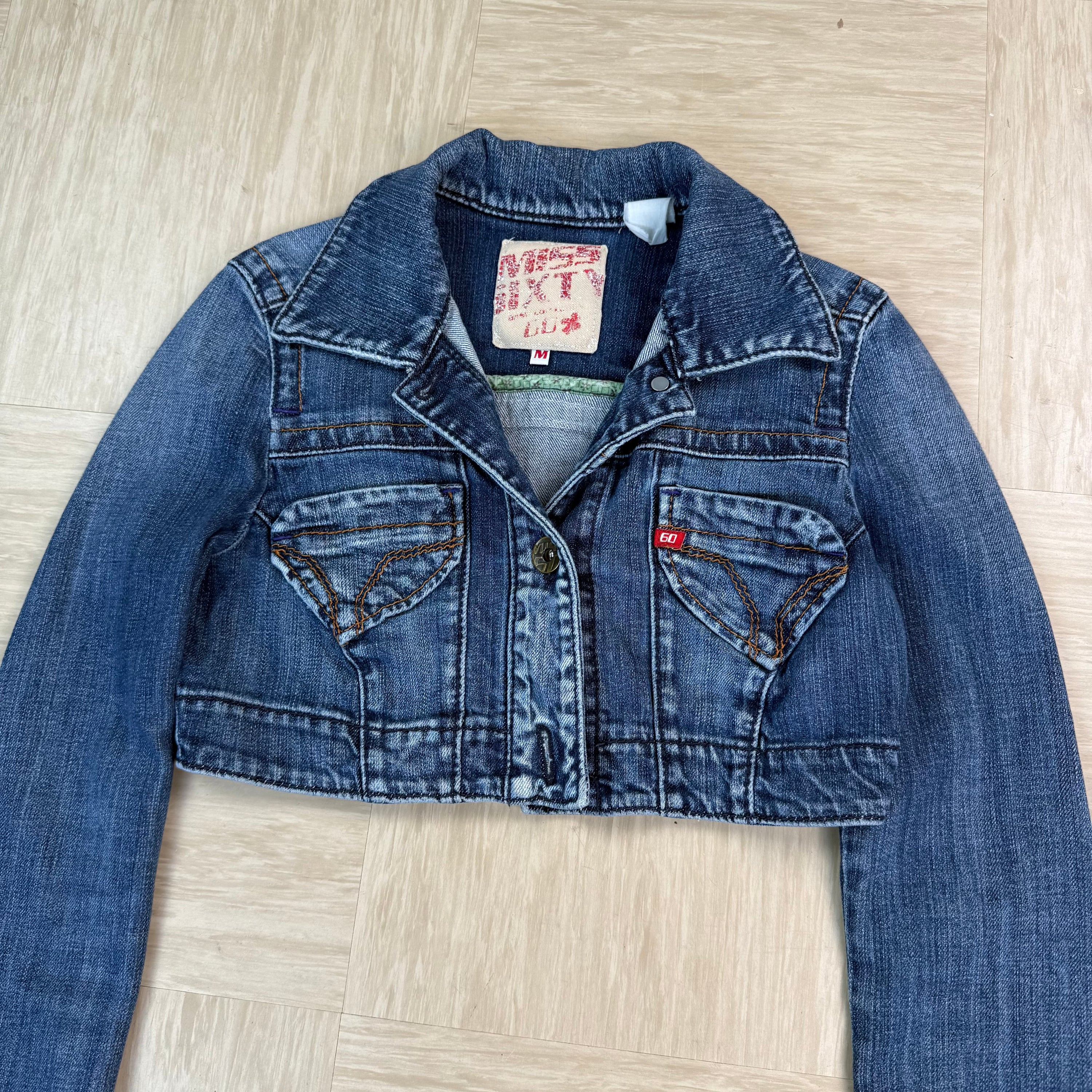 Miss sixty 2000's cropped denim jacket (XS) wms