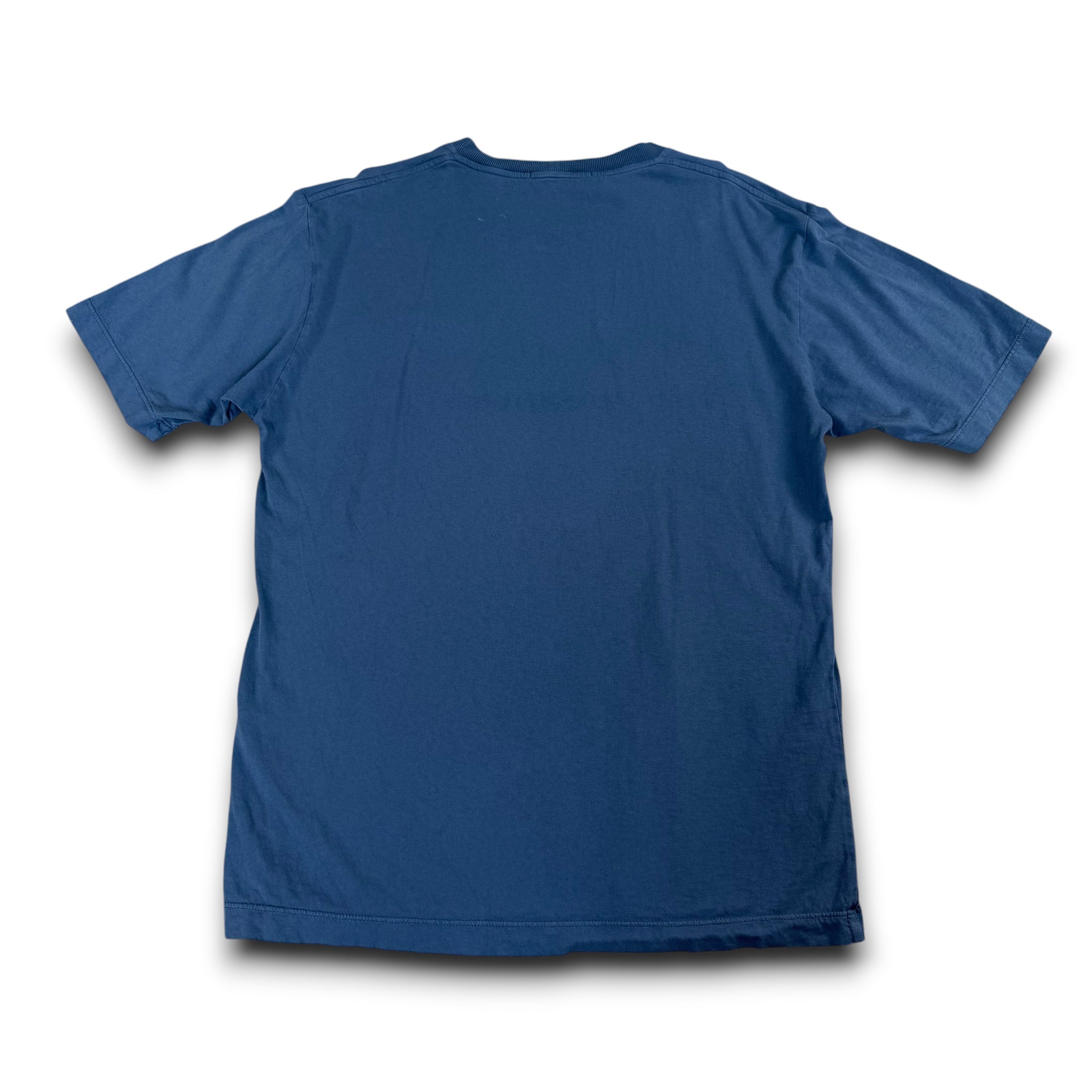 Stone island graphic embroidered spellout tee (S)