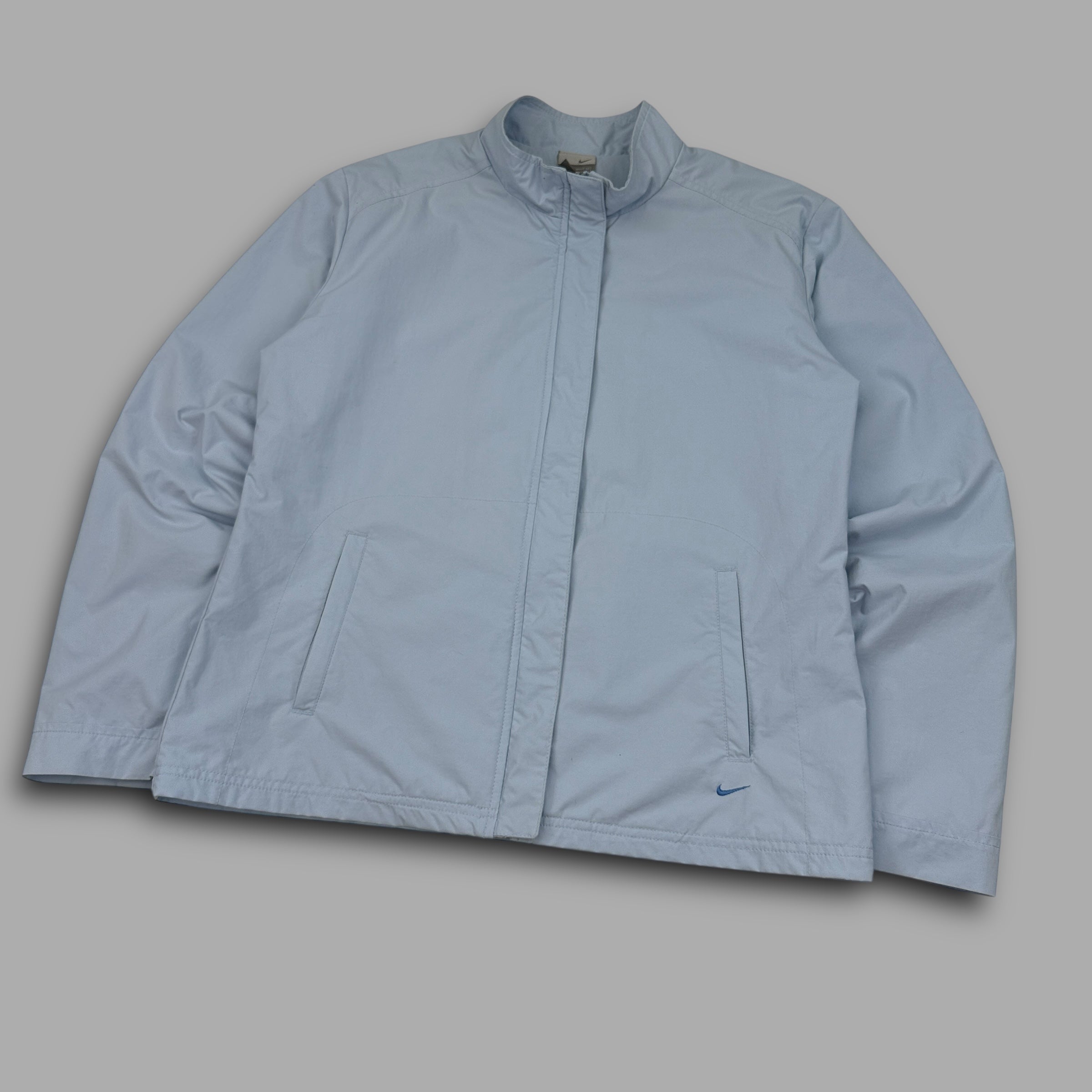 Nike 2000's technical zip-up softshell velcro jacket (S)
