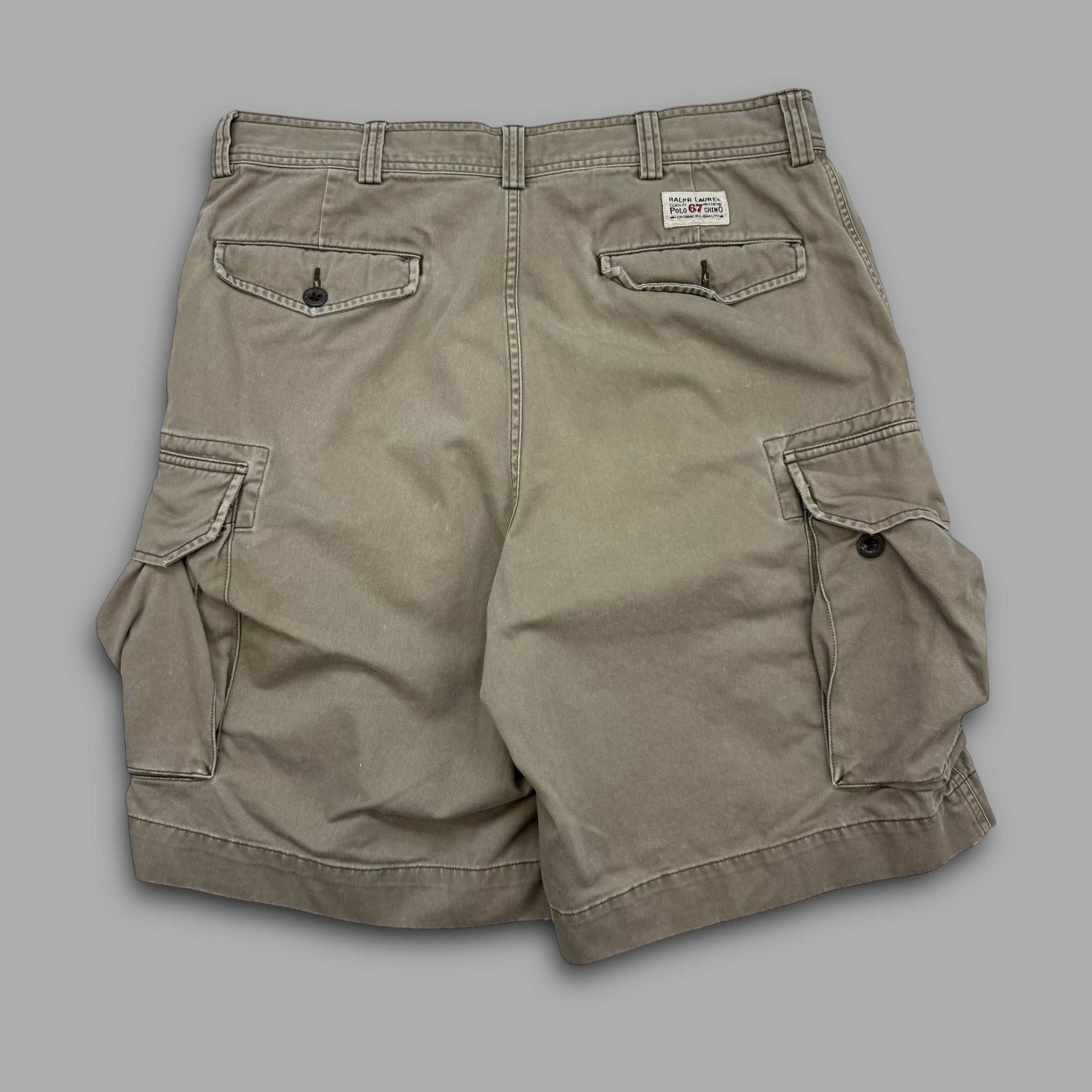 Ralph lauren 2000's baggy cargo shorts (M)