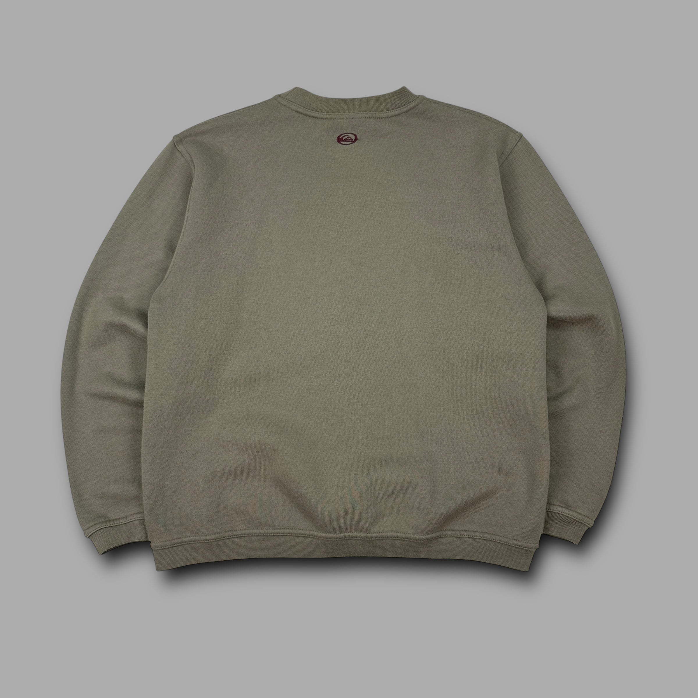 Quiksilver 2000's spellout embrodiered pullover sweatshirt (XS)