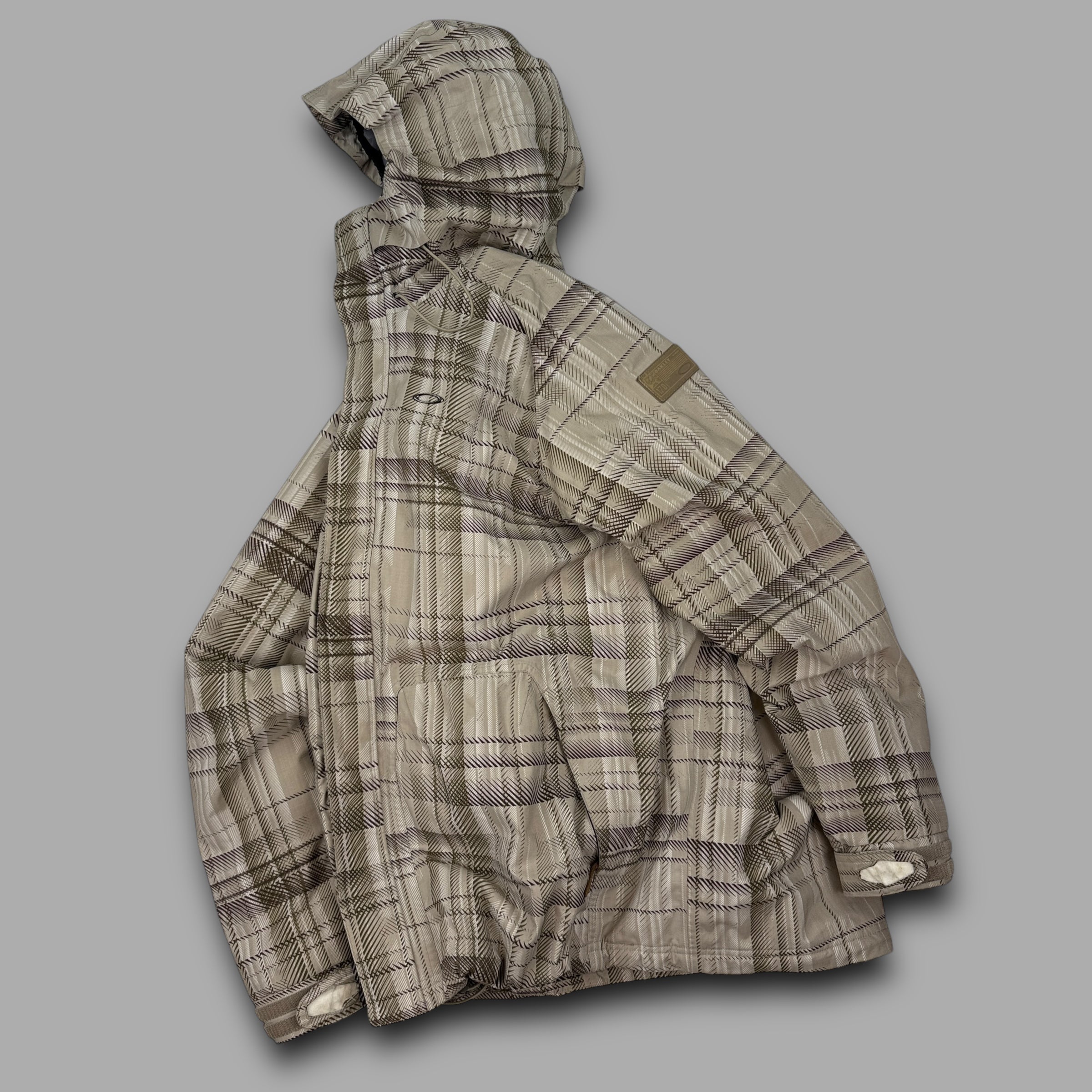 Oakley 2007 technical plaid vented ski jacket (S)