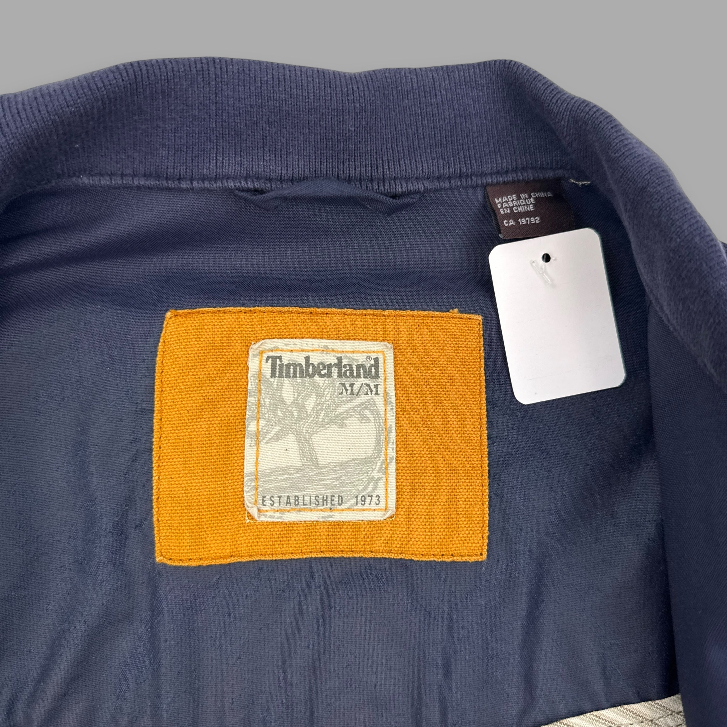 Timberland 2007 dual pocket zip-up harrington jacket (M)