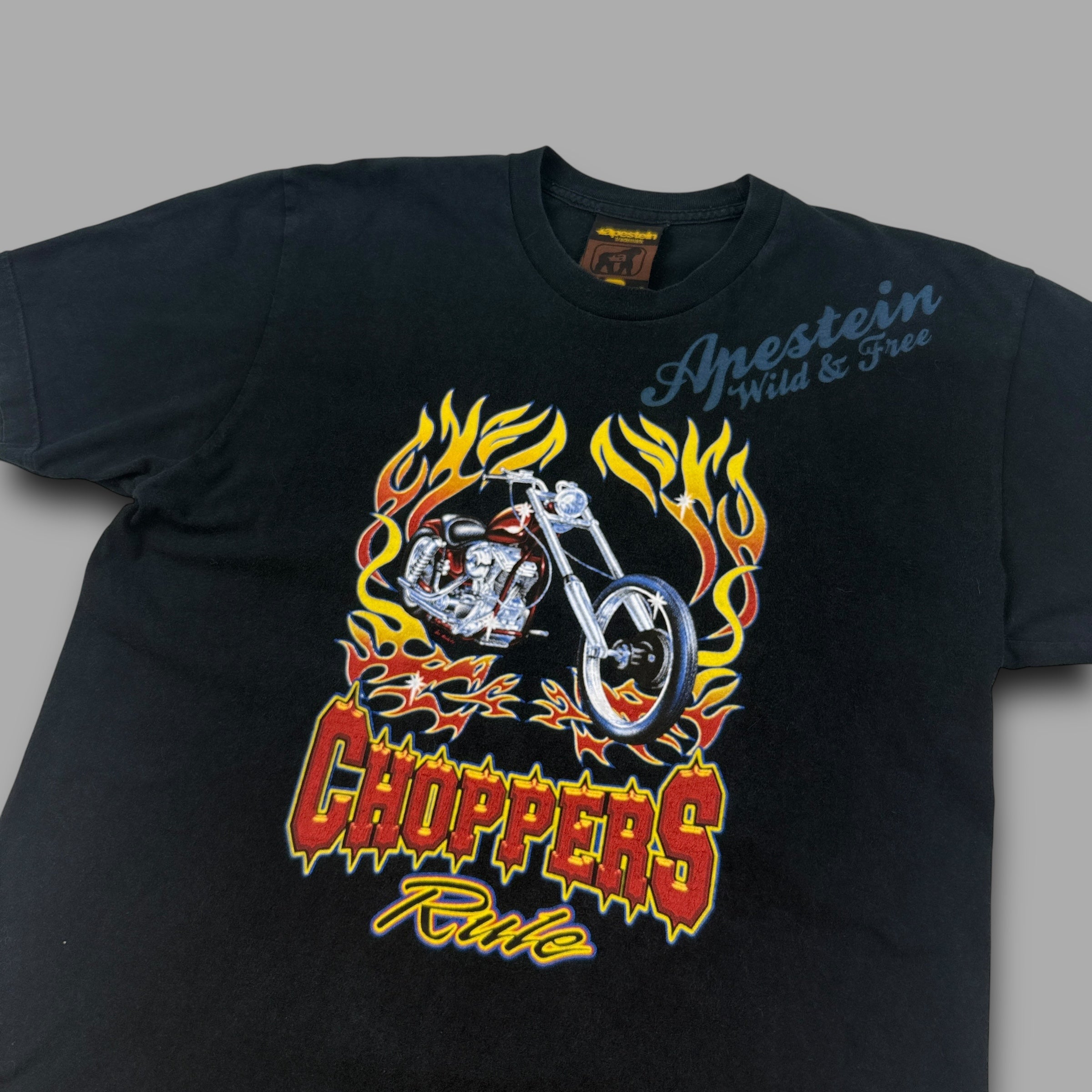 Apestein 2000's graphic choppers rule tee (S)