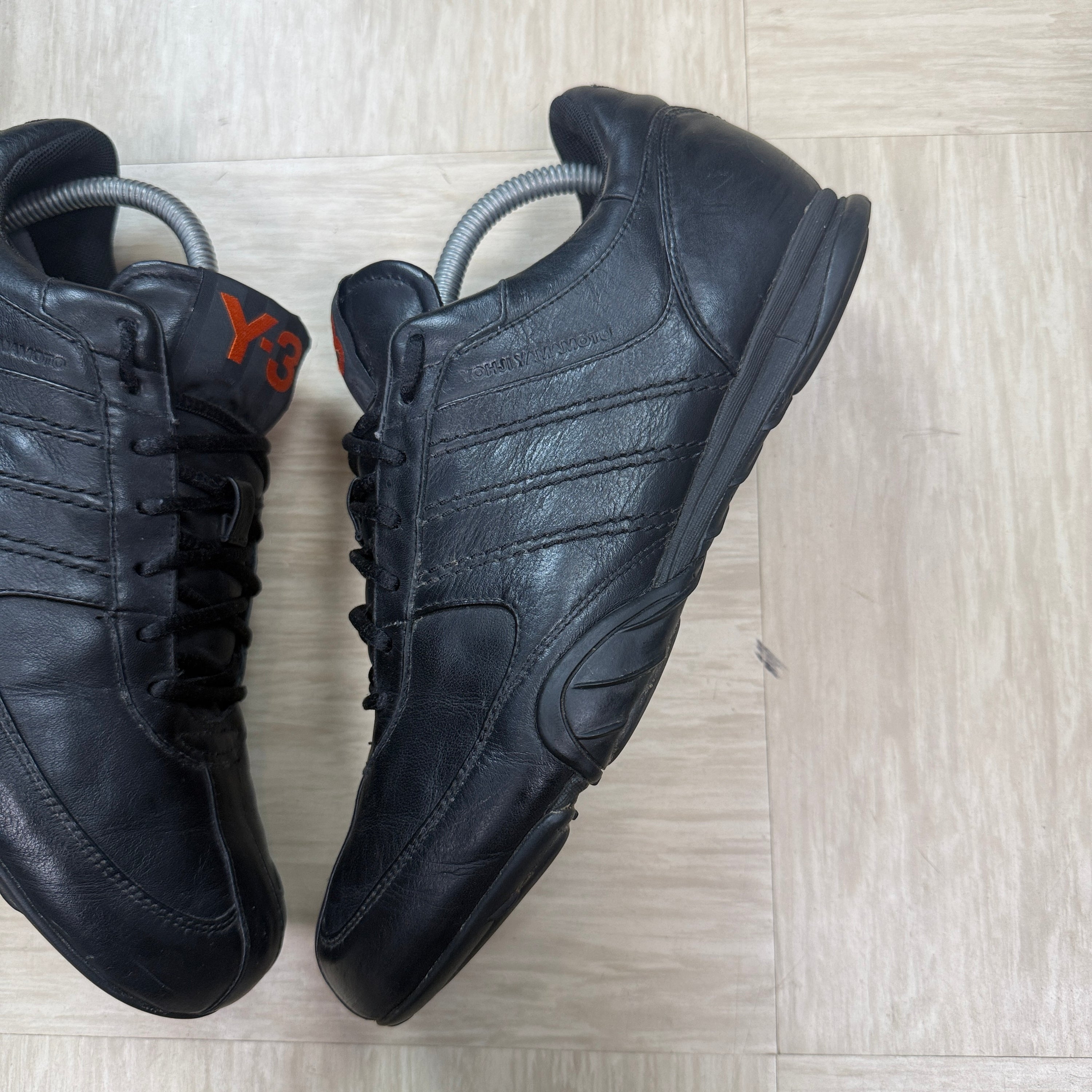 Adidas x yohji yamamoto 2006 leather lace up field trainers (UK7.5)
