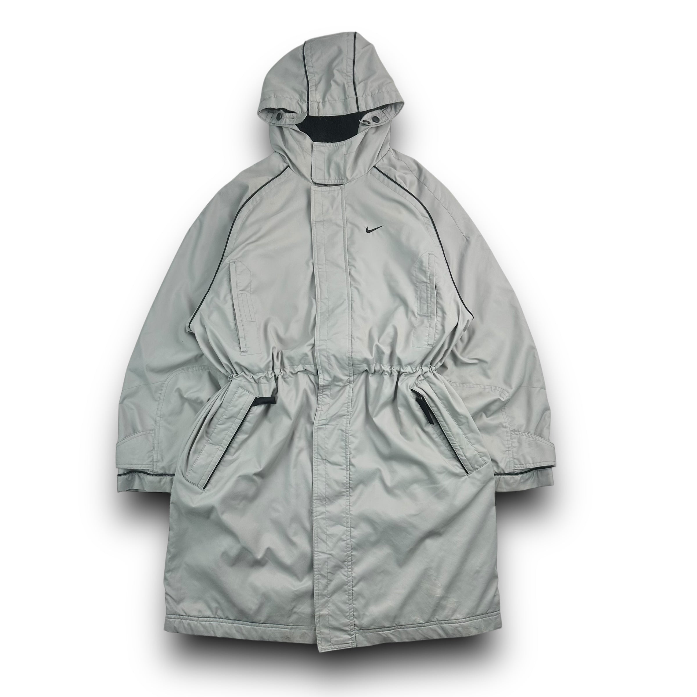 Nike 2000's technical pinstripe parka jacket (M)