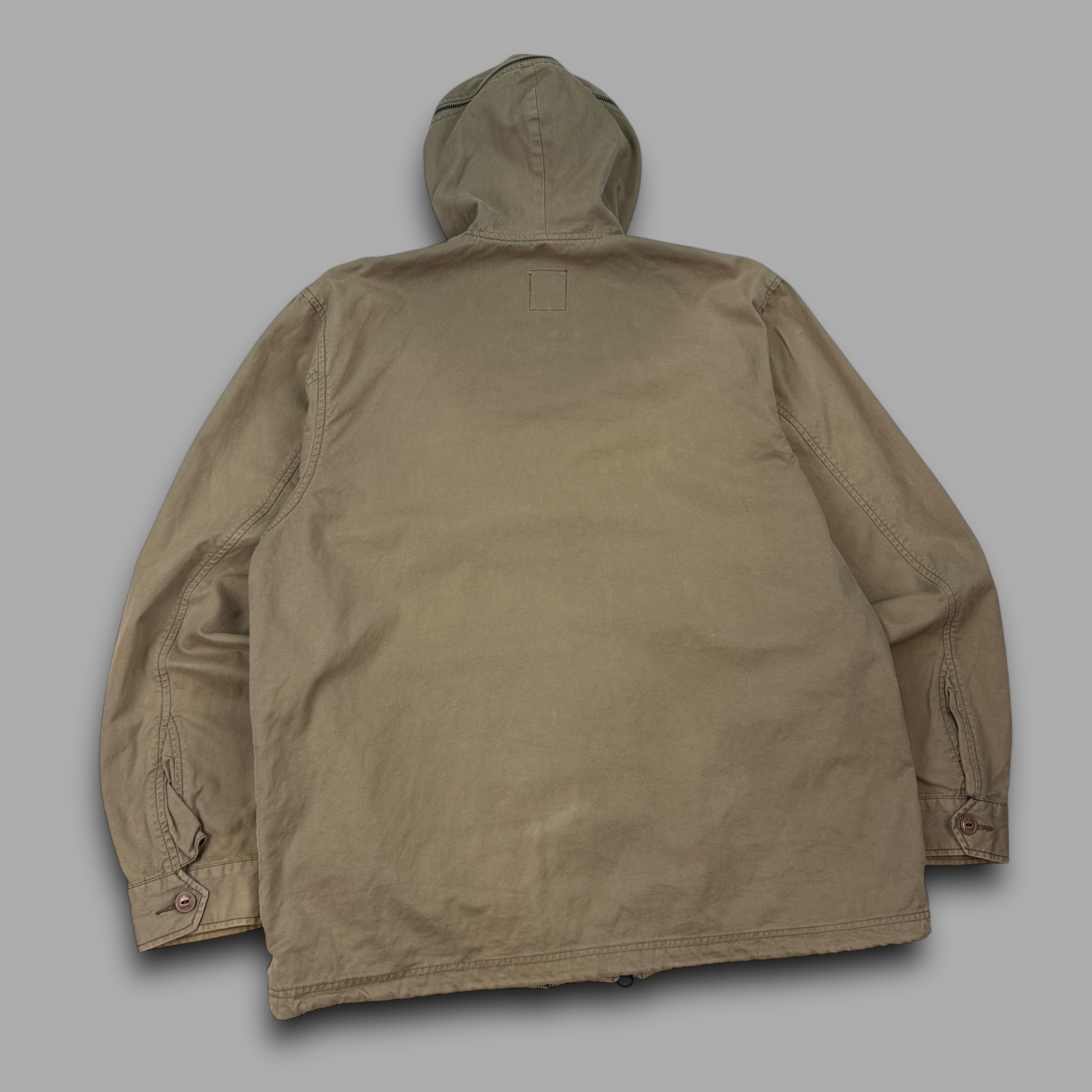 One true Saxon 2000's technical asymmetrical zip multi-pocket jacket (XL)