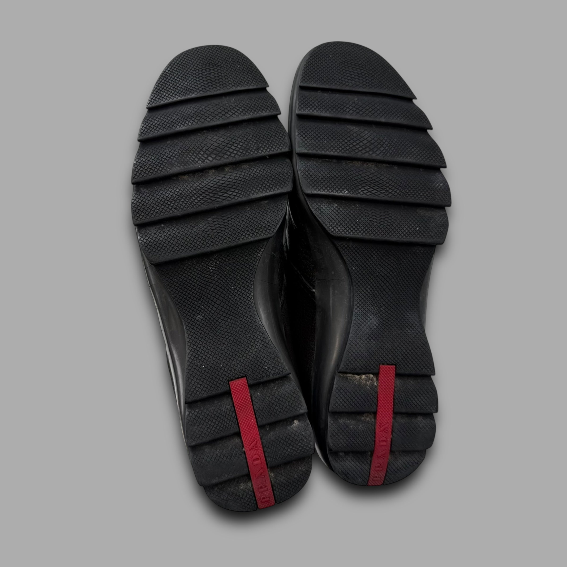 Prada 2000's leather shark boot (UK8.5)