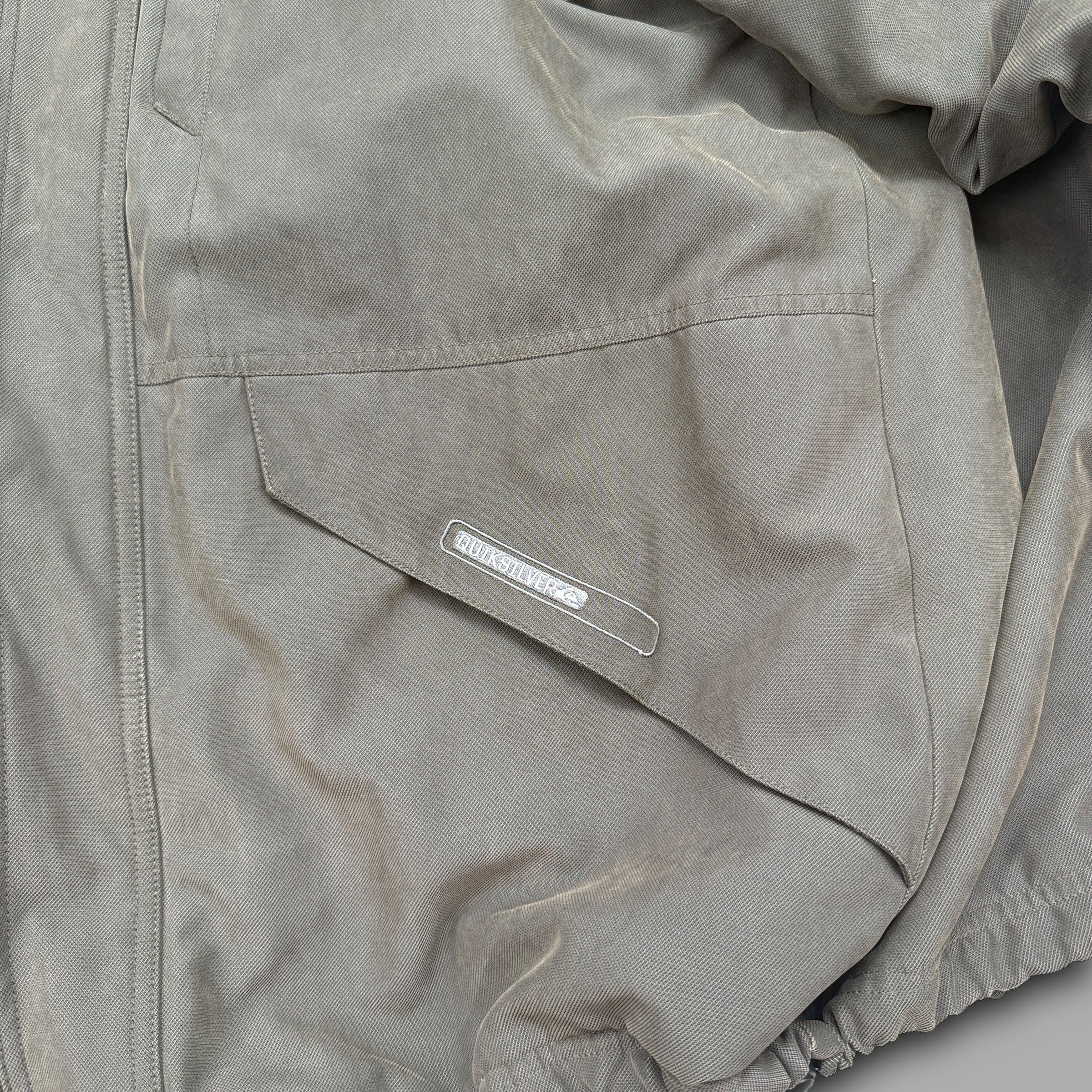 Quiksilver 2000's technical multi-pocket parka jacket (L)