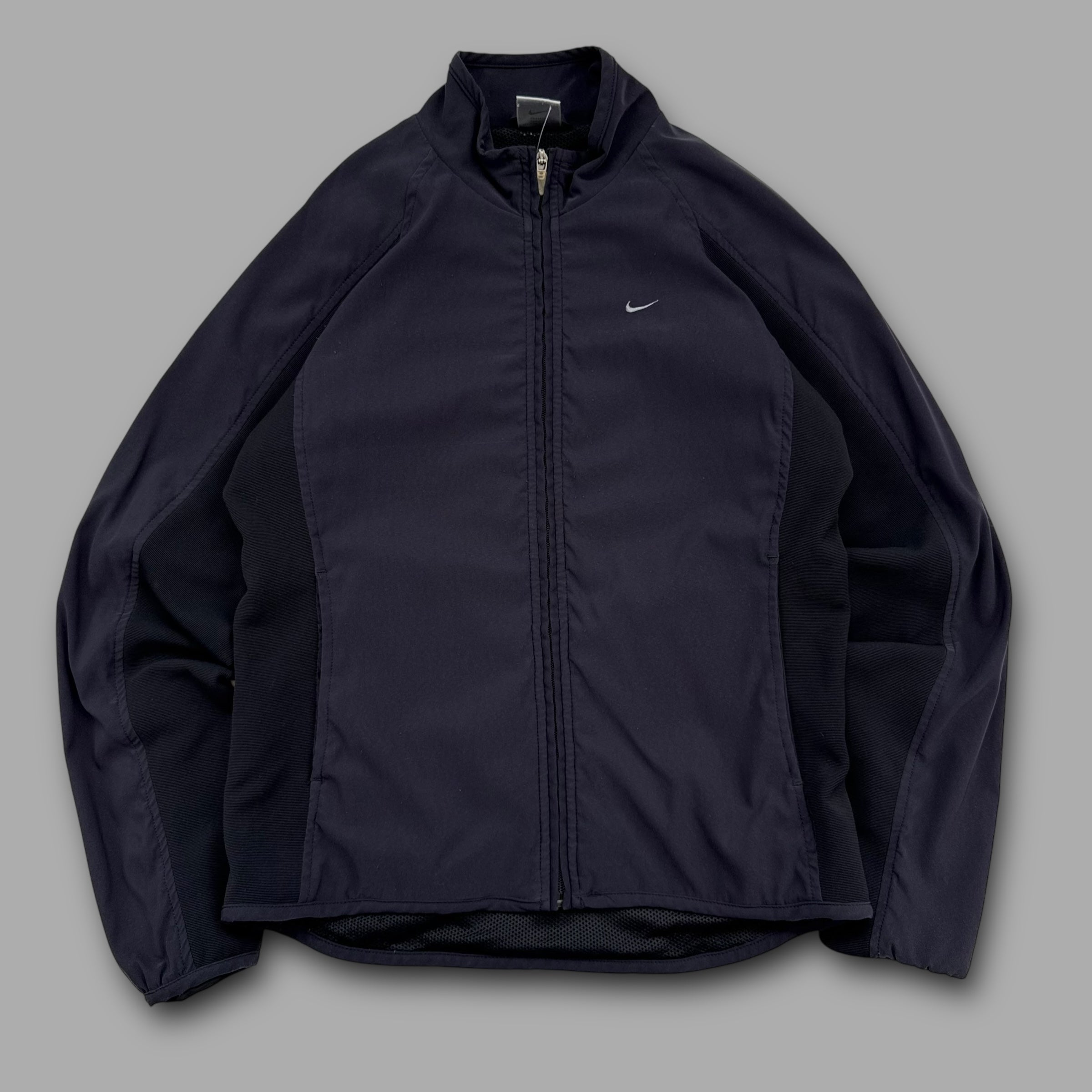 Nike 2000's technical panelled articulated softshell track jacket (S)