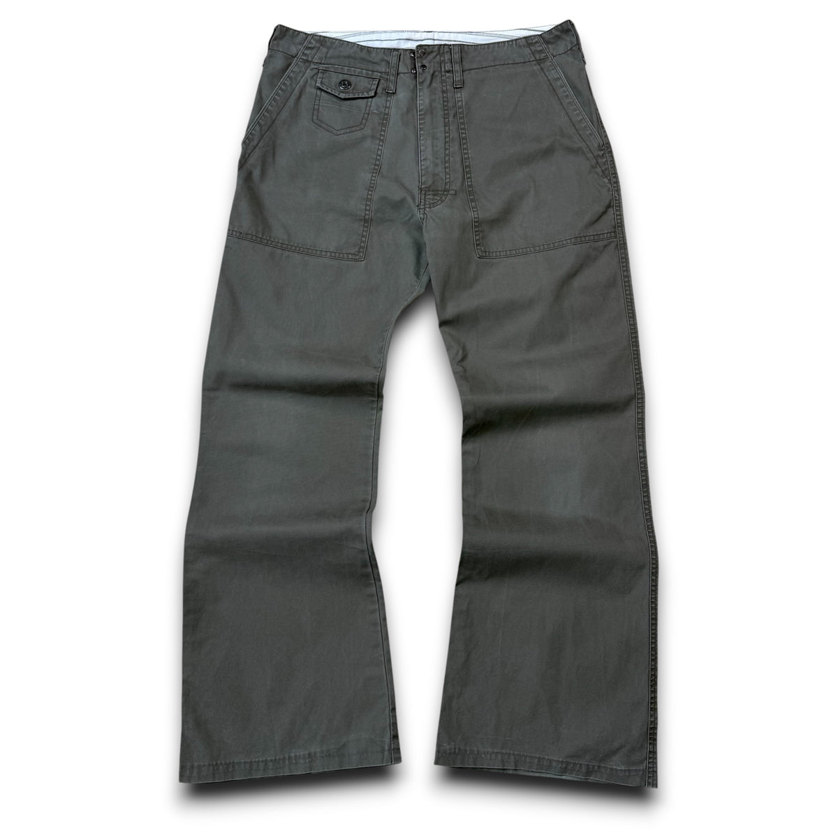 Diesel 2000's relaxed fit cargo pocket bootcut jeans (S)