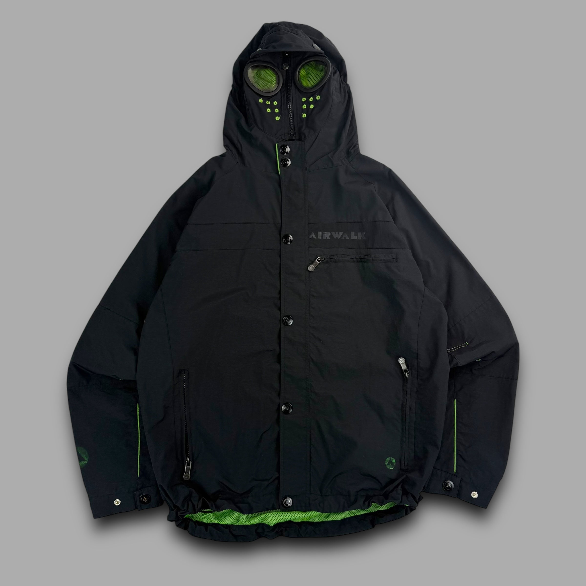 Airwalk 2000's technical google shell jacket (L)