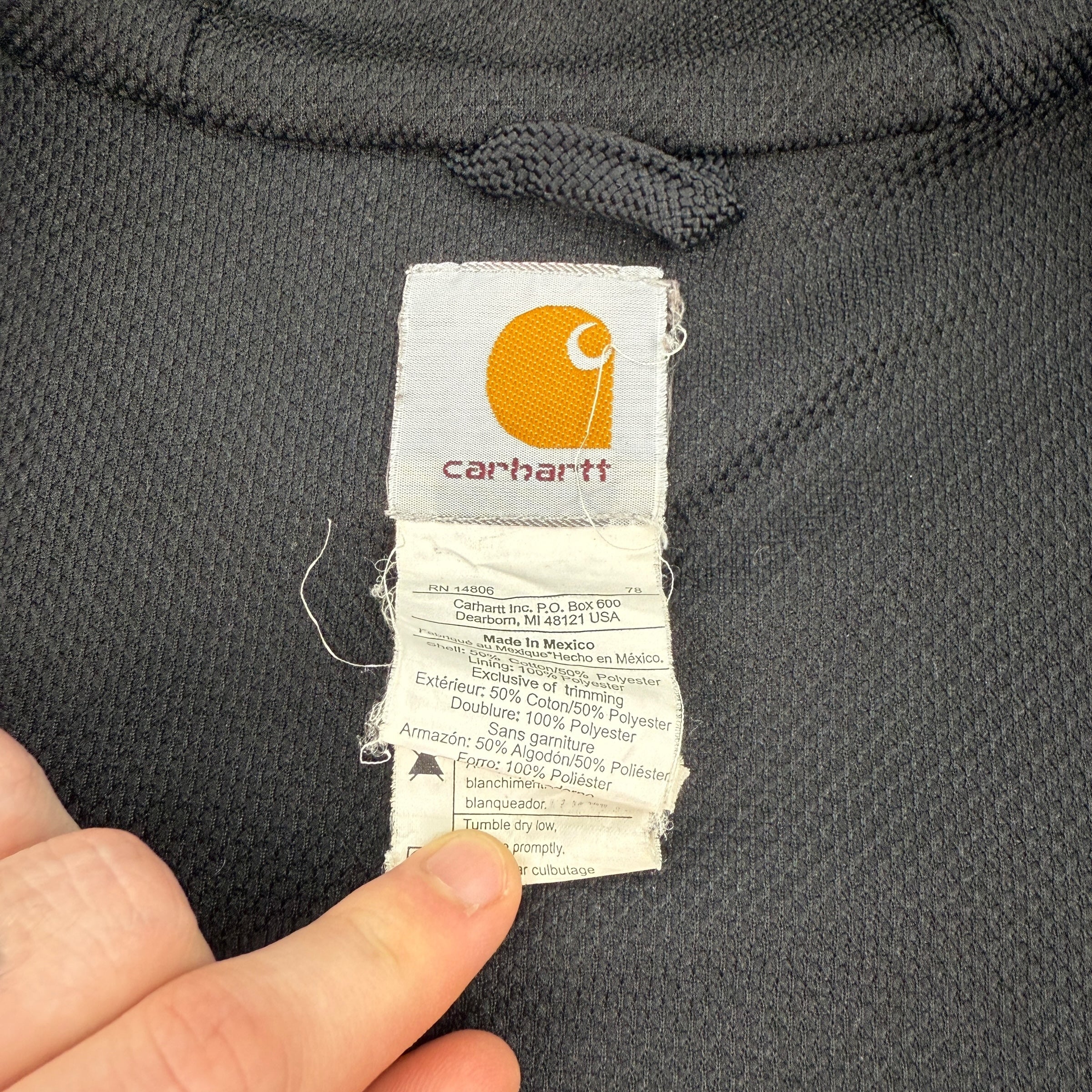 Carhartt 2000's zip up workwear hoodie (XL)