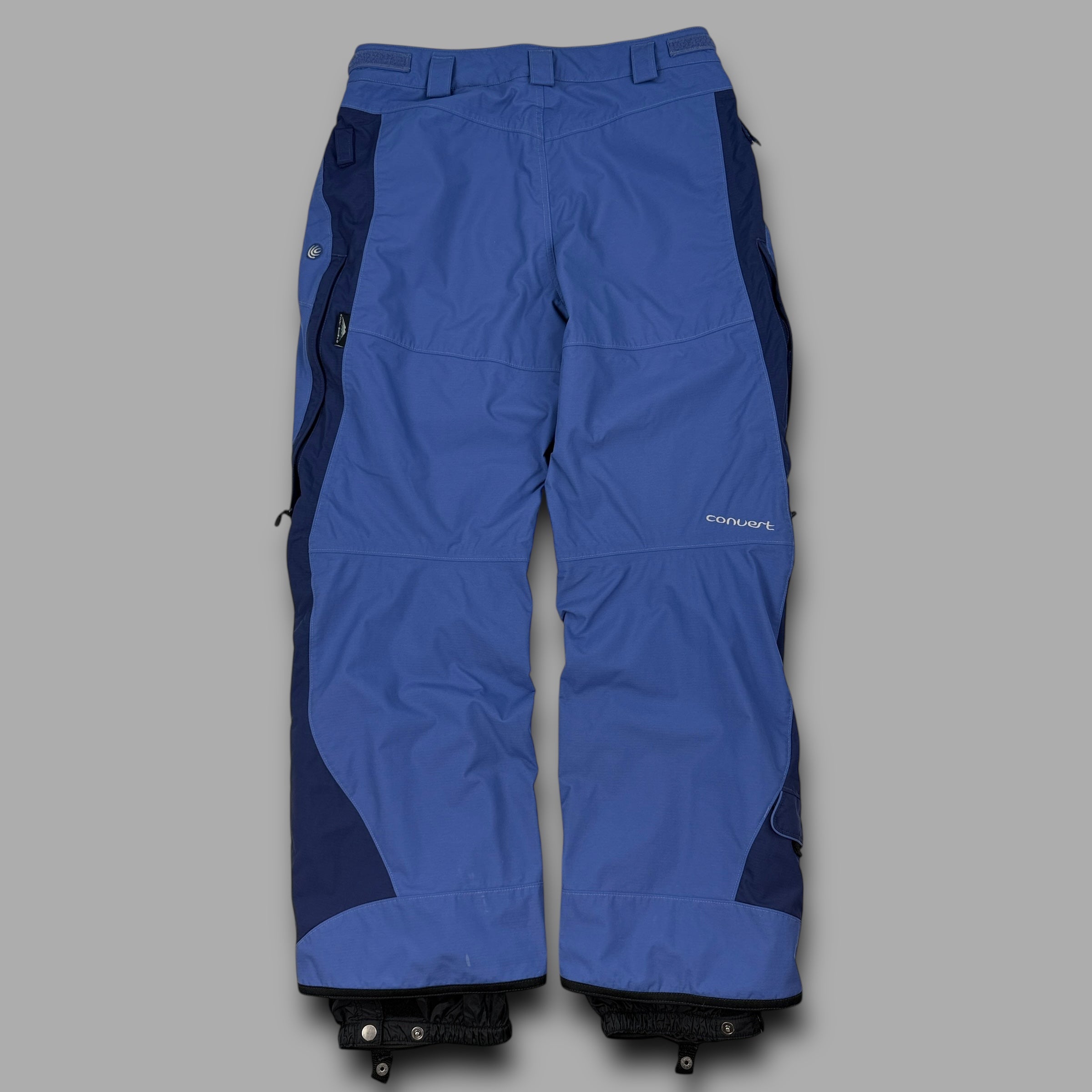 Columbia convert 2000's technical softshell ski sallopettes (L) wms