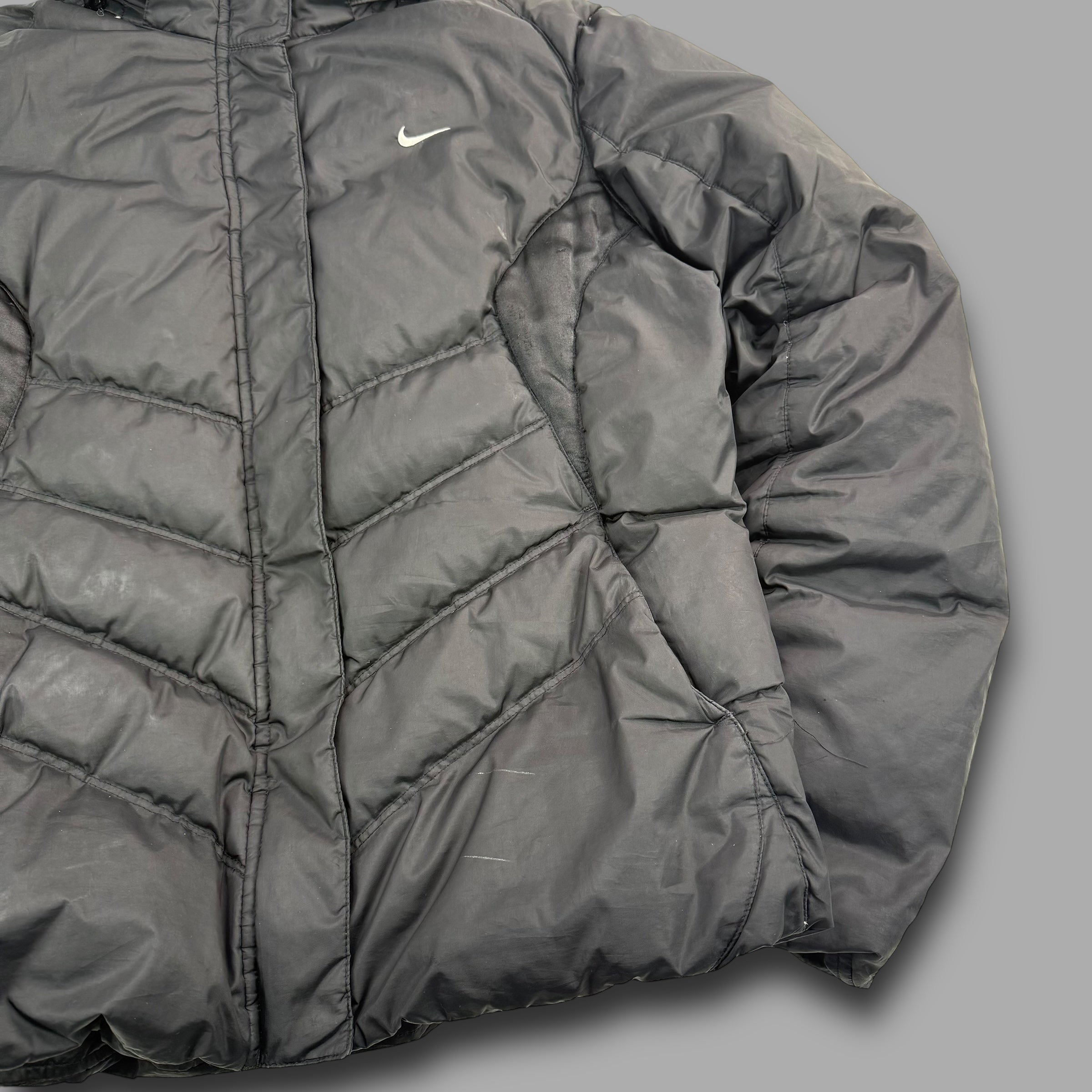 Nike 2000's panelled 550 down-filled puffer jacket (S)