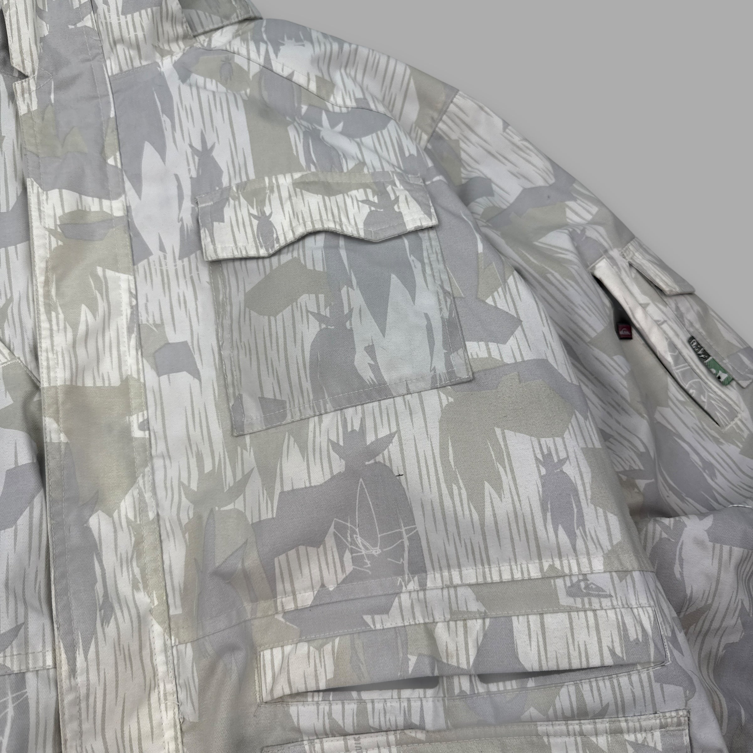 Quiksilver x futura 2007 FU splinter DMP ski jacket (M)