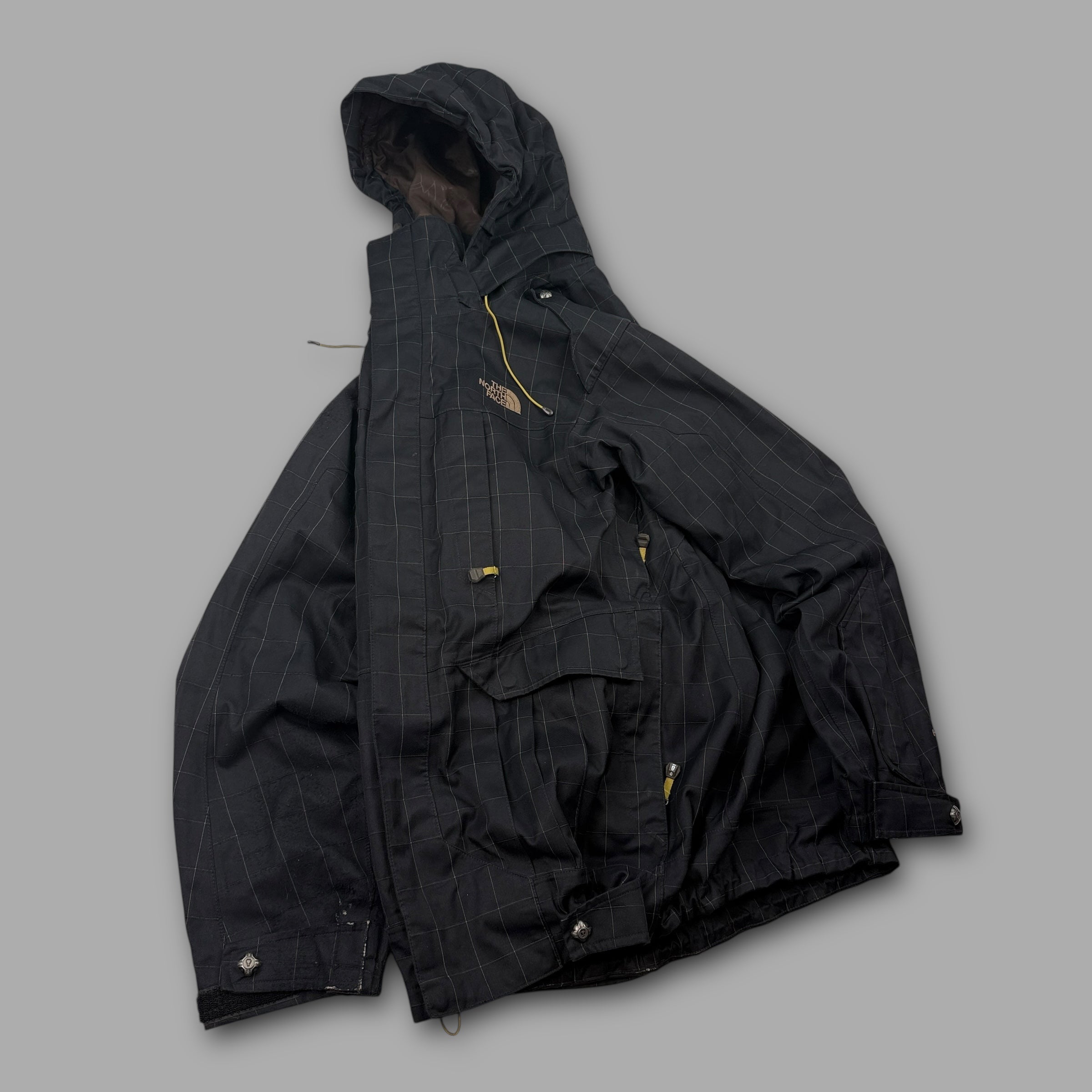 The north face 2008 cryptic series technical plaid softshell ski jacket (S)