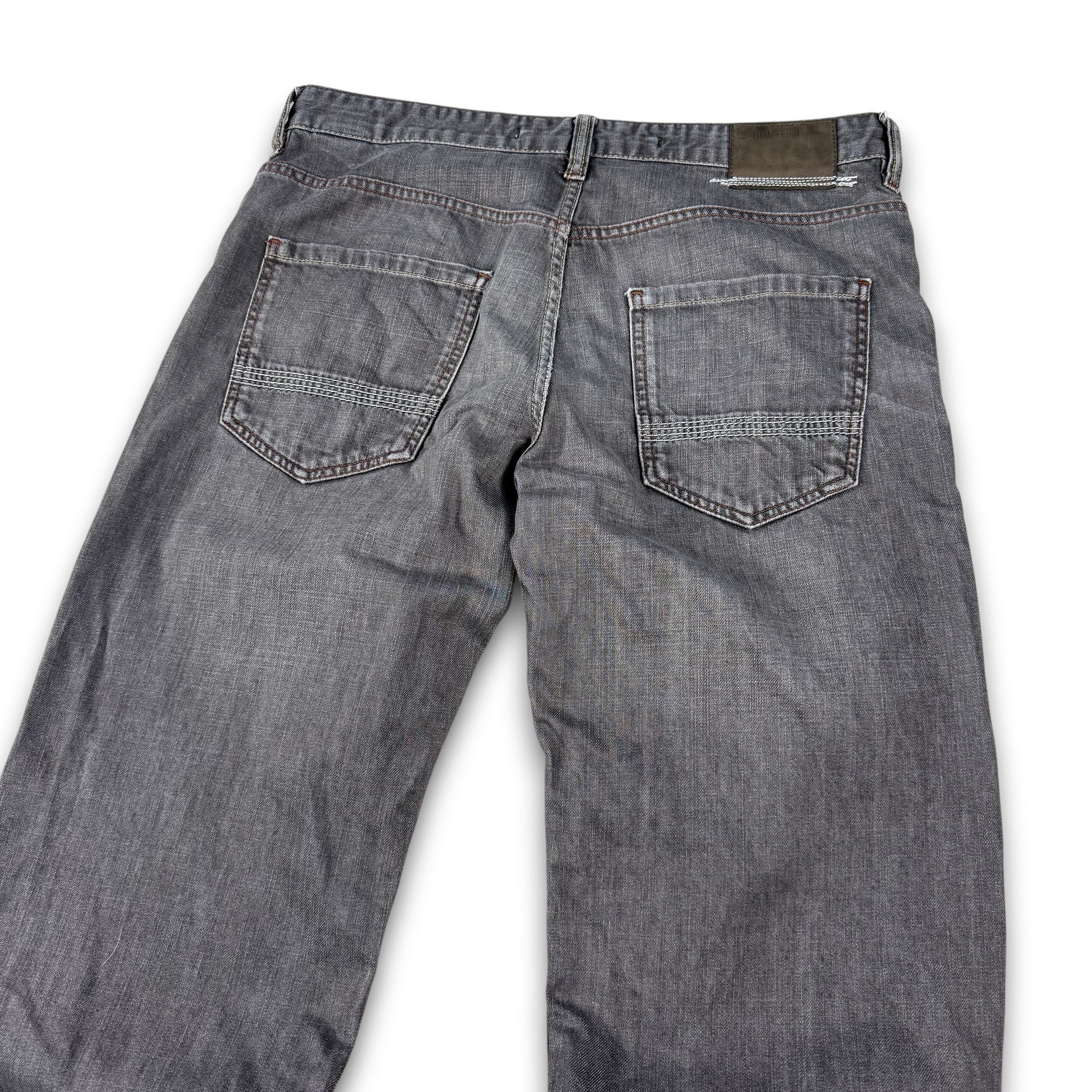 Timberland 2000's distressed bootcut denim jeans (L)