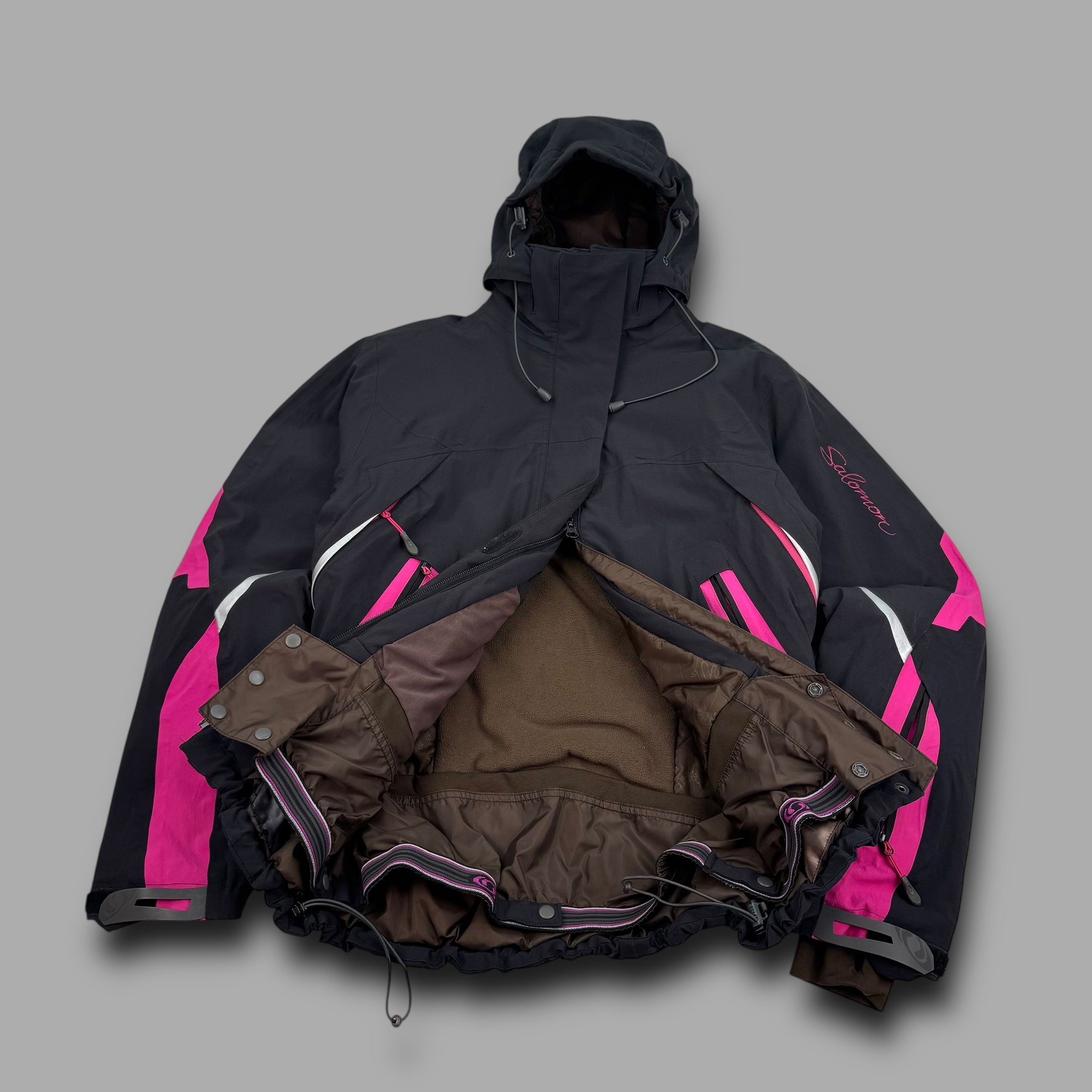 Salomon 2008 technical vented clima pro softshell ski jacket (M) wms