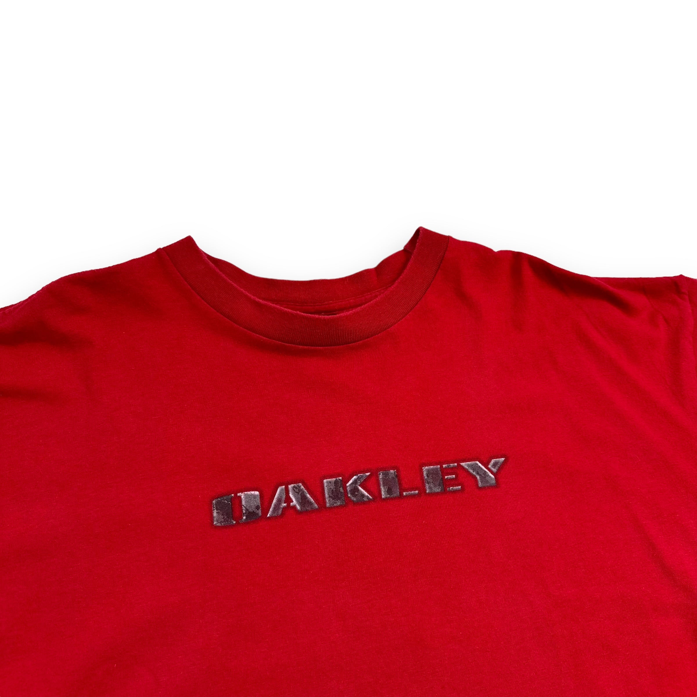 Oakley 2000's graphic spellout tee (XL)