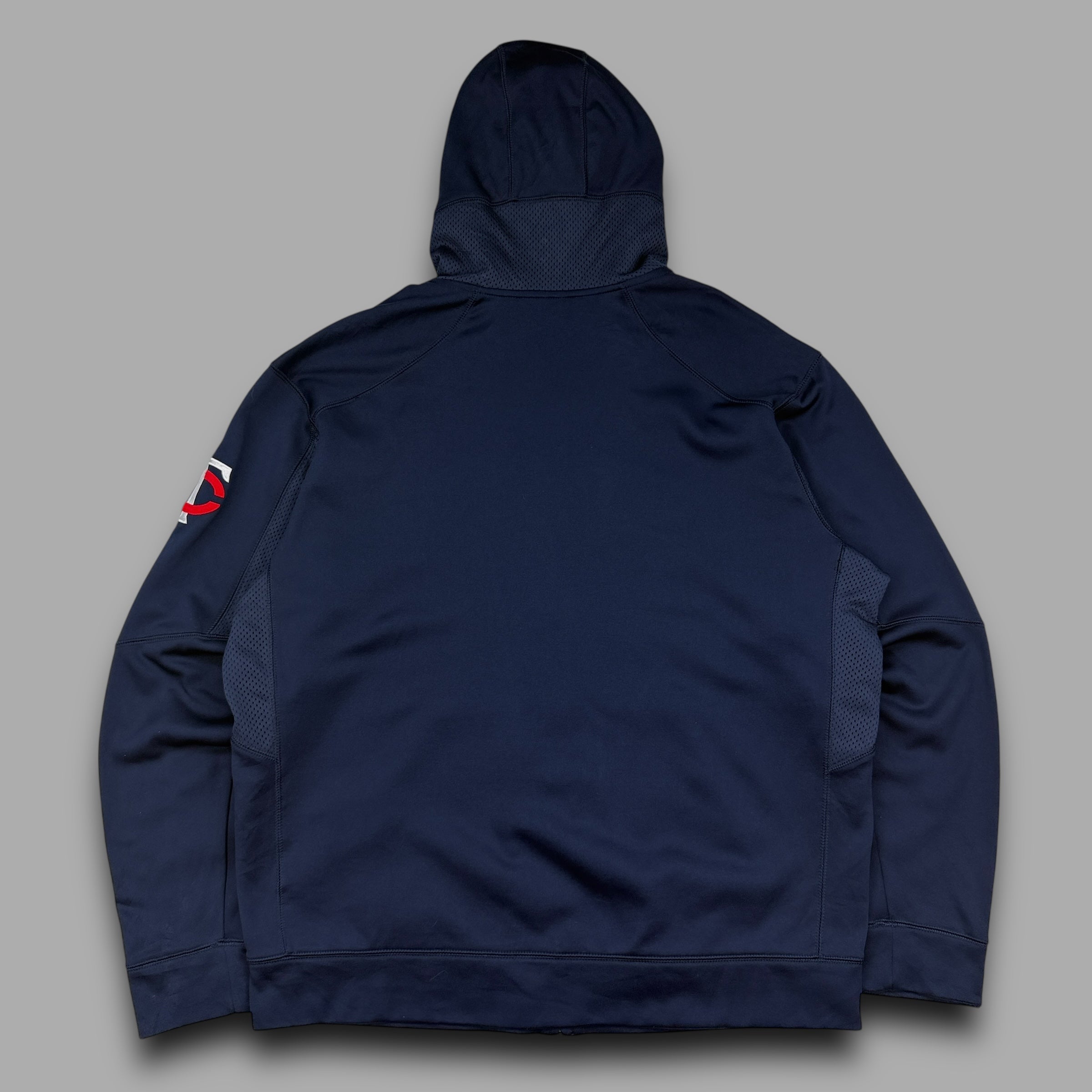 Nike 2000's full zip graphic spellout basketball hoodie (L)