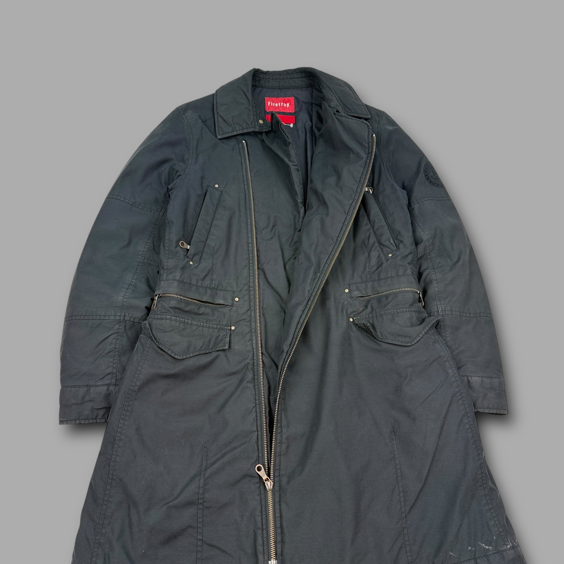 Firetrap 2000's technical asymmetrical zip coach jacket (M)