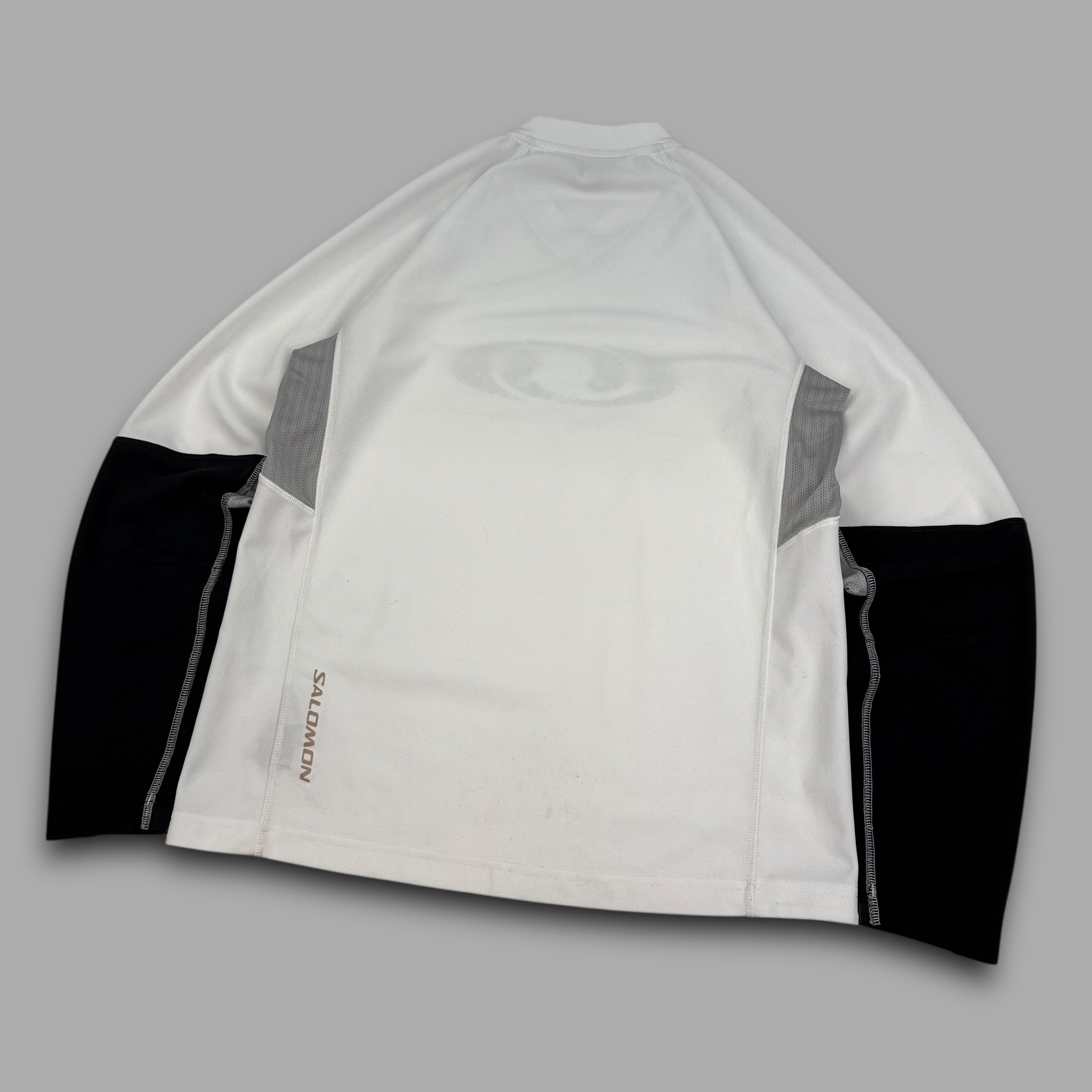 Salomon 2000's technical panelled graphic long sleeve active tee (S)
