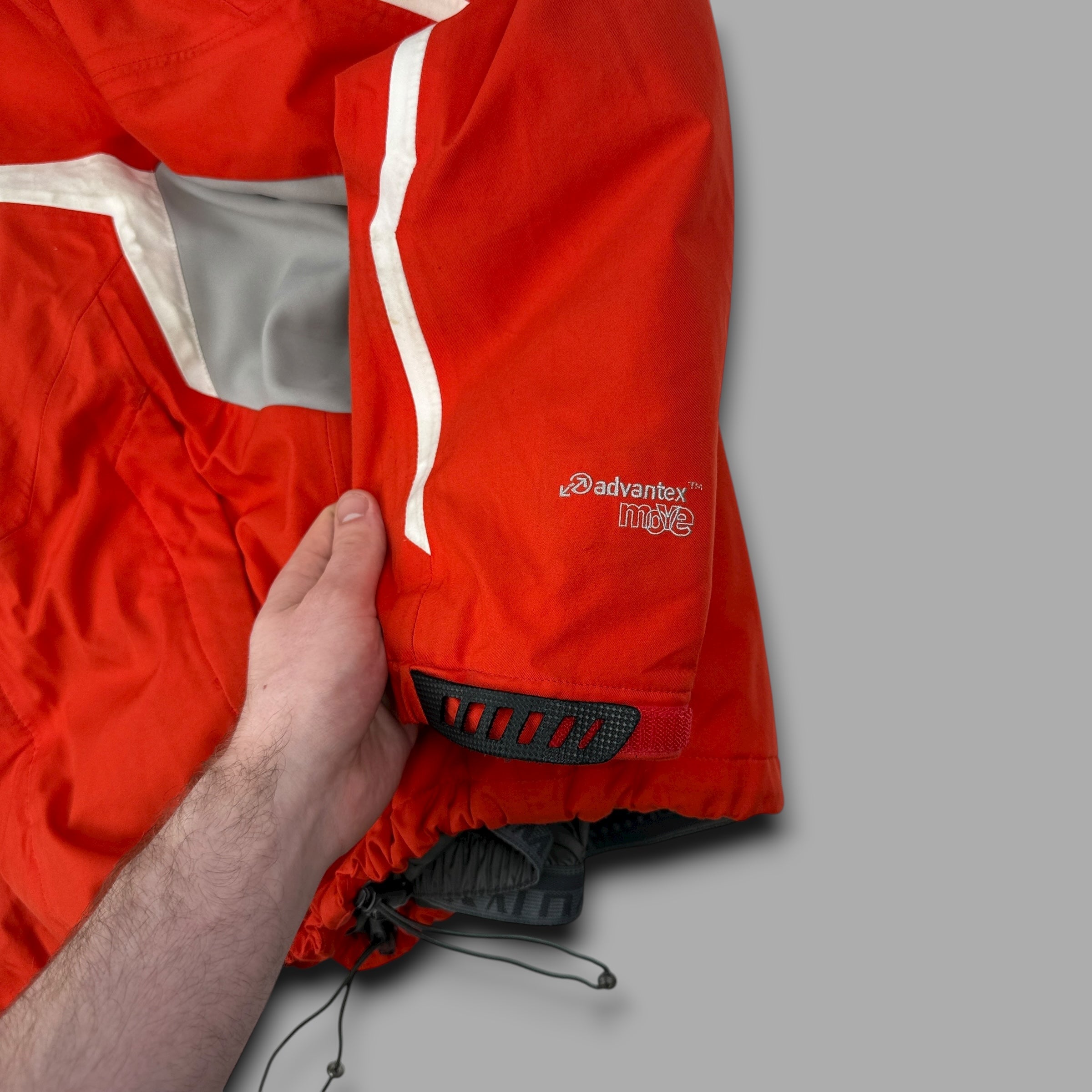 Salomon 2007 technical multi-pocket recco clima-pro storm ski jacket (M)