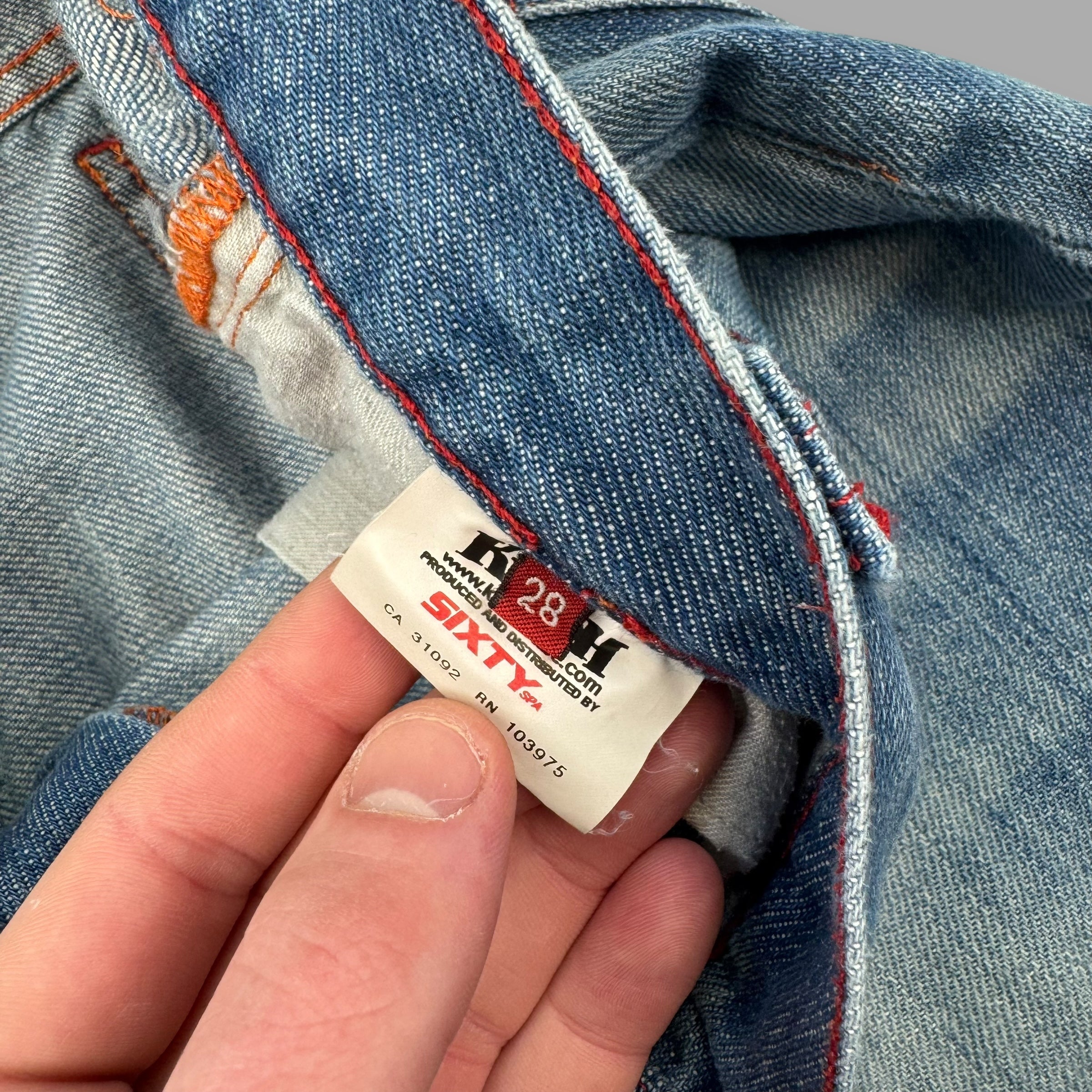 Killah 2000's baggy wide leg denim jeans (S)