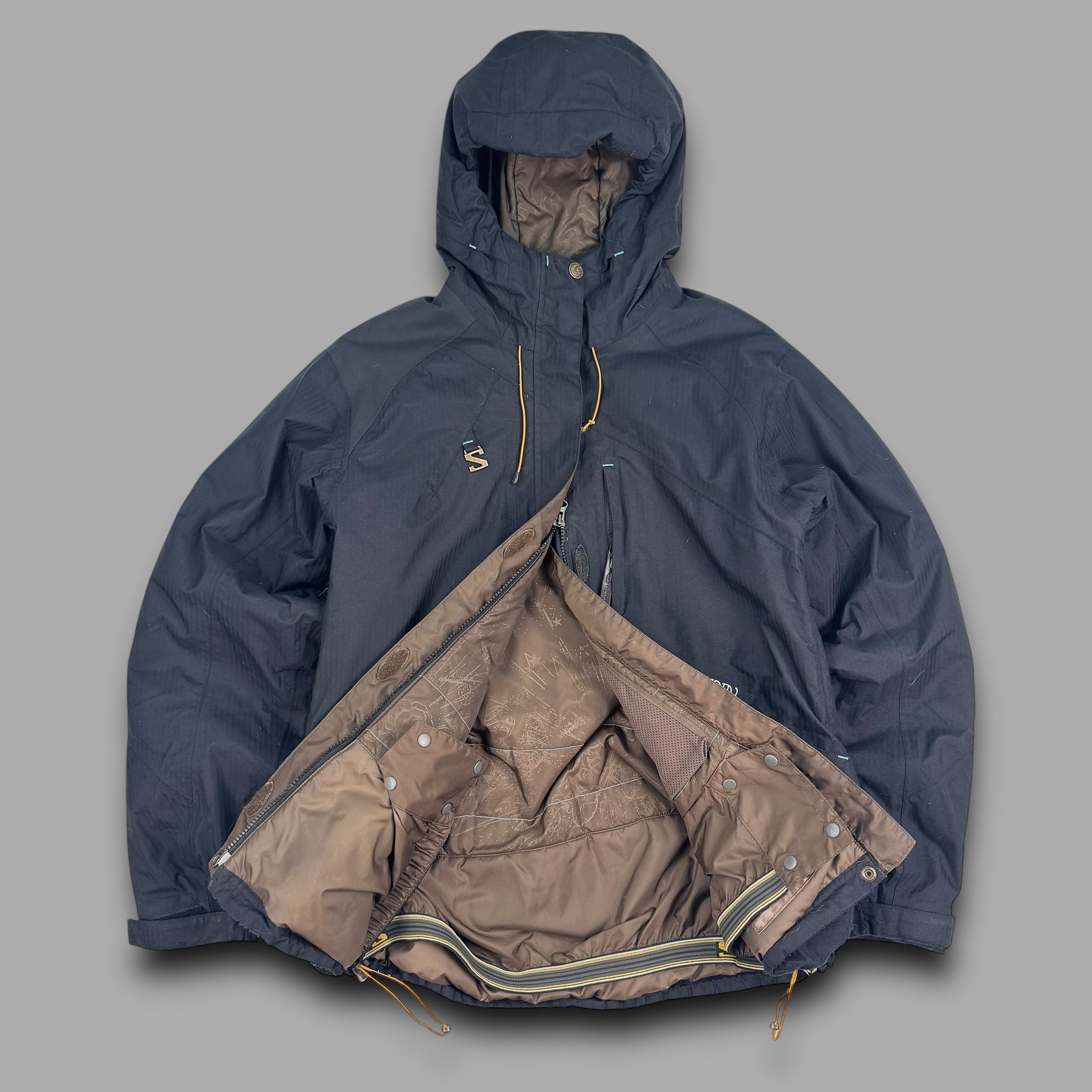 Salomon 2008 technical pinstripe clima pro ski jacket (M)